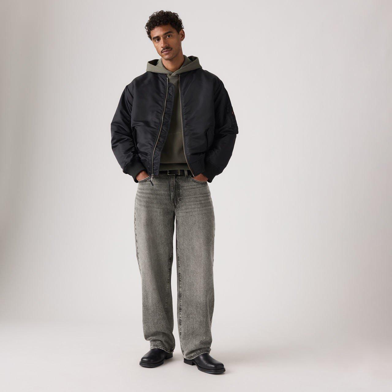Grey Nights - Levis - Men's Baggy Wide Leg Jeans - 6