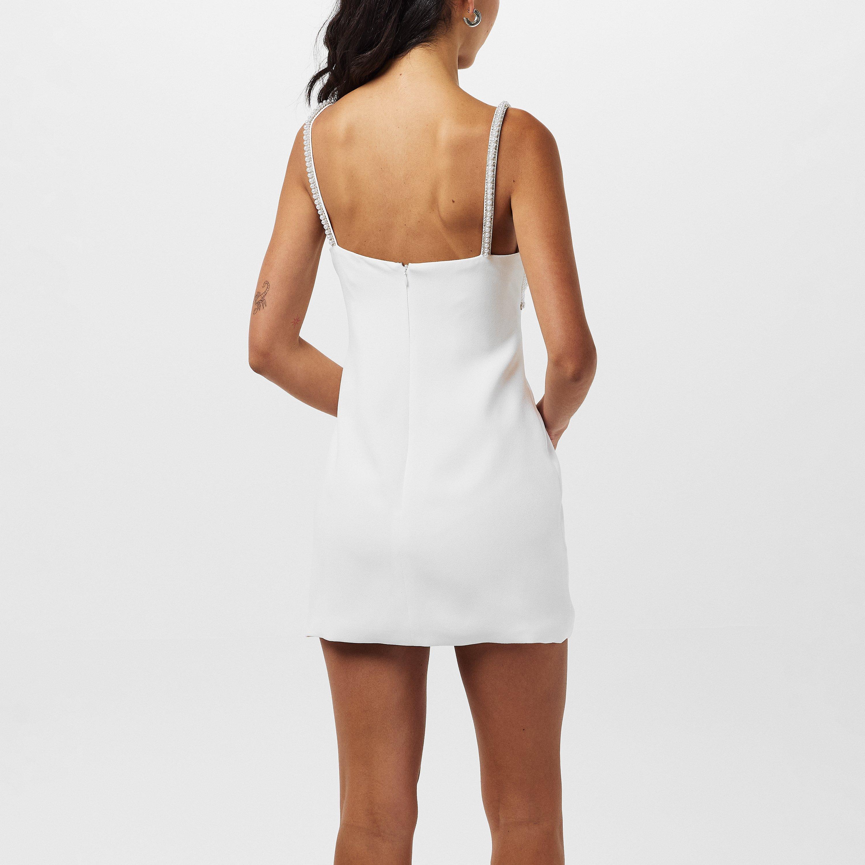 WHITE - Self Portrait - Bow Mini Dress - 4