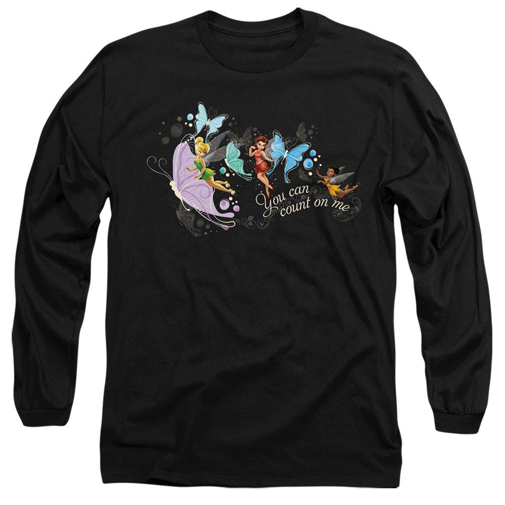 Black - Disney - Fairies You Can Count On Me Tinker Bell Rosetta T - 1
