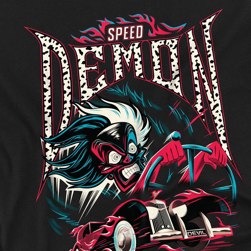 Black - Disney - Cruella De Vil Speed Demon 101 Dalmatians T-Shirt - 2