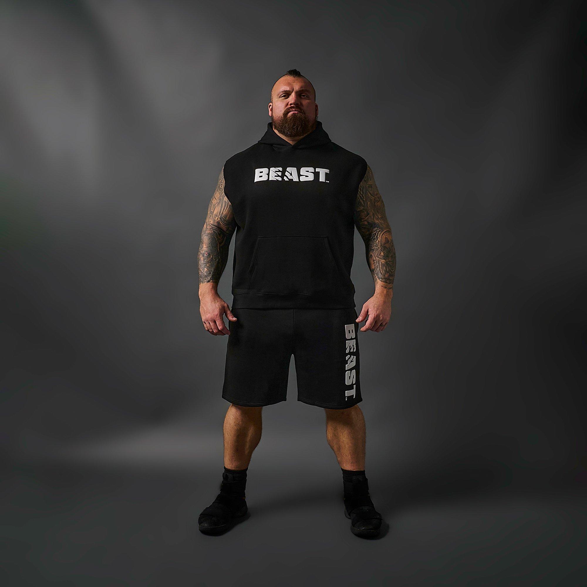 Zwart - Beast - Core Sleeveless Hoodie - 2