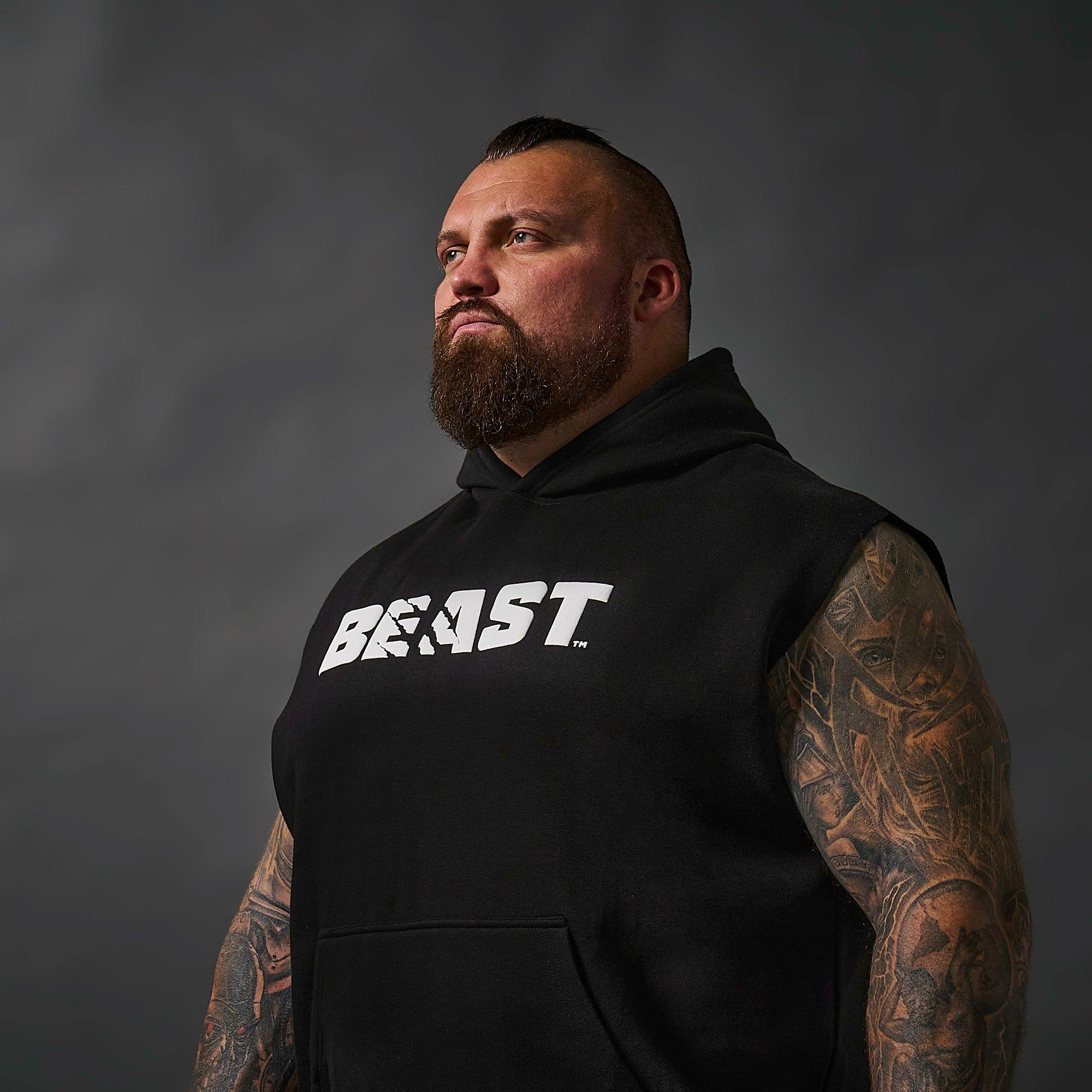 Zwart - Beast - Core Sleeveless Hoodie - 4