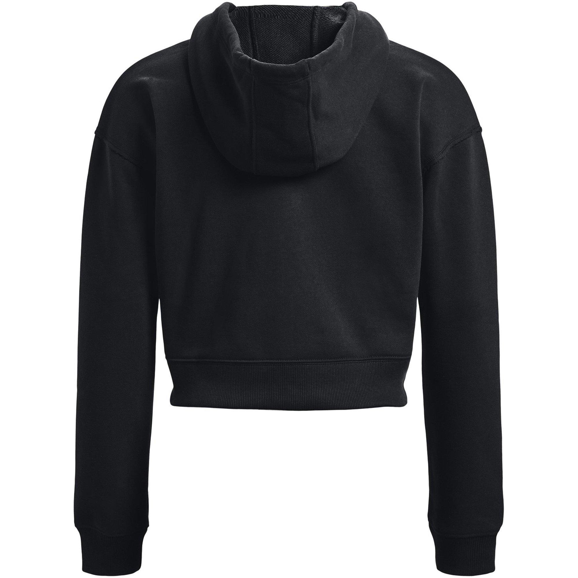 Black - Under Armour - Heavyweight Terry Full-Zip Tech Fleece Hoodie - 2