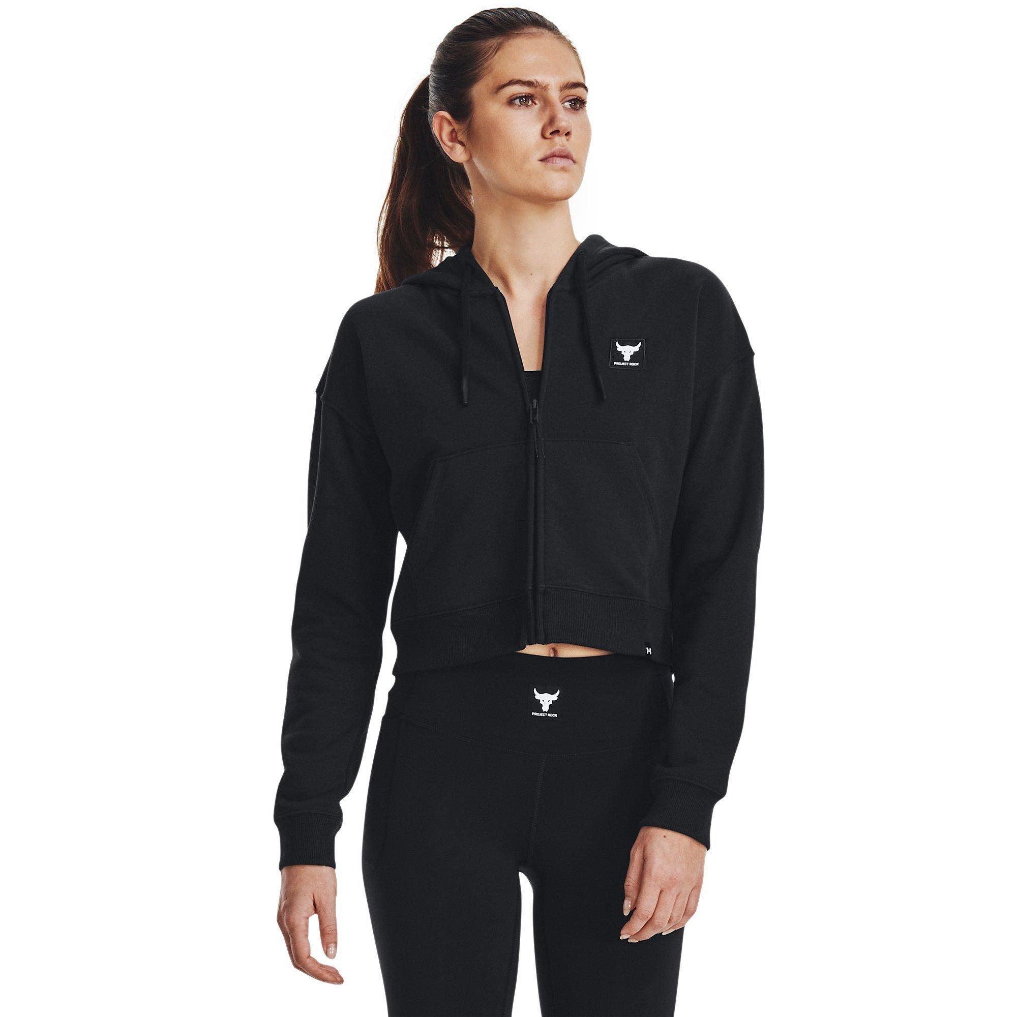 Black - Under Armour - Heavyweight Terry Full-Zip Tech Fleece Hoodie - 3