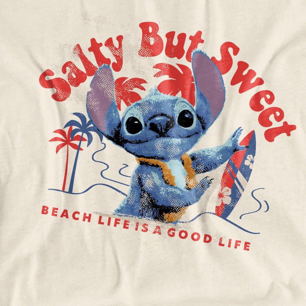 Natural - Disney - Stitch Movie Salty But Sweet Natural Classic T-Shi - 2