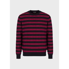 Emporio Armani Stripe Swetr Sn99