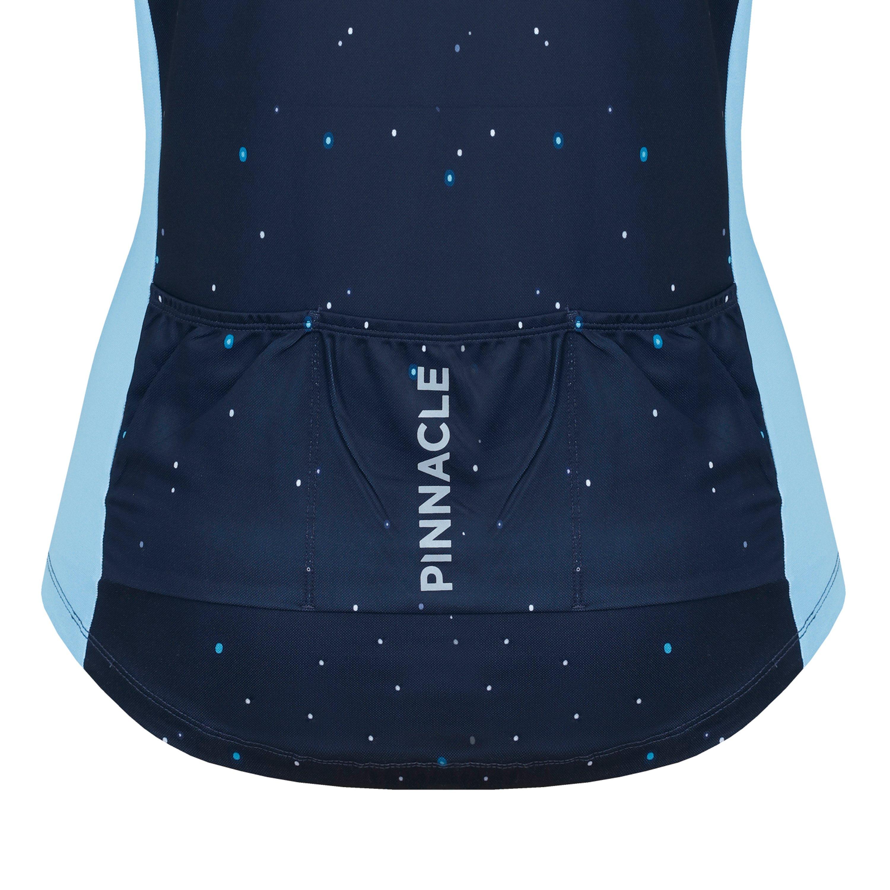 Blauw AOP - Pinnacle - Cycl Zp Top - 6