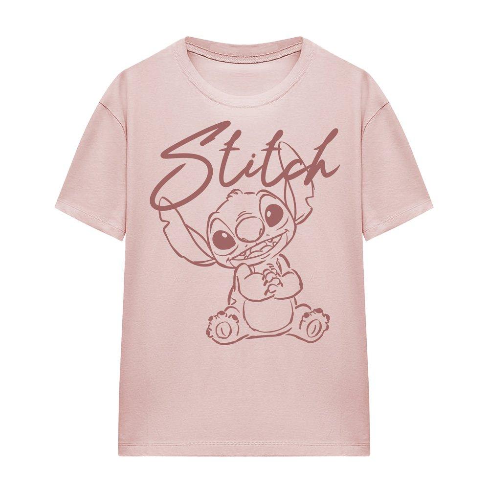 Baby Pink - Disney - Lilo And Stitch Sketchy And Cute Classic T Shirt - 4