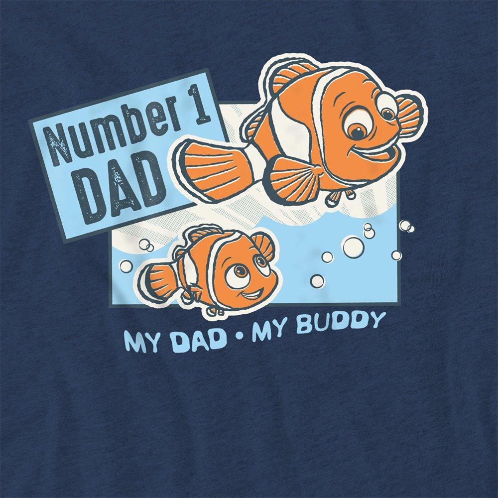 Navy - Disney - Finding Nemo Pixar Finding Nemo Number 1 Dad Marli - 2