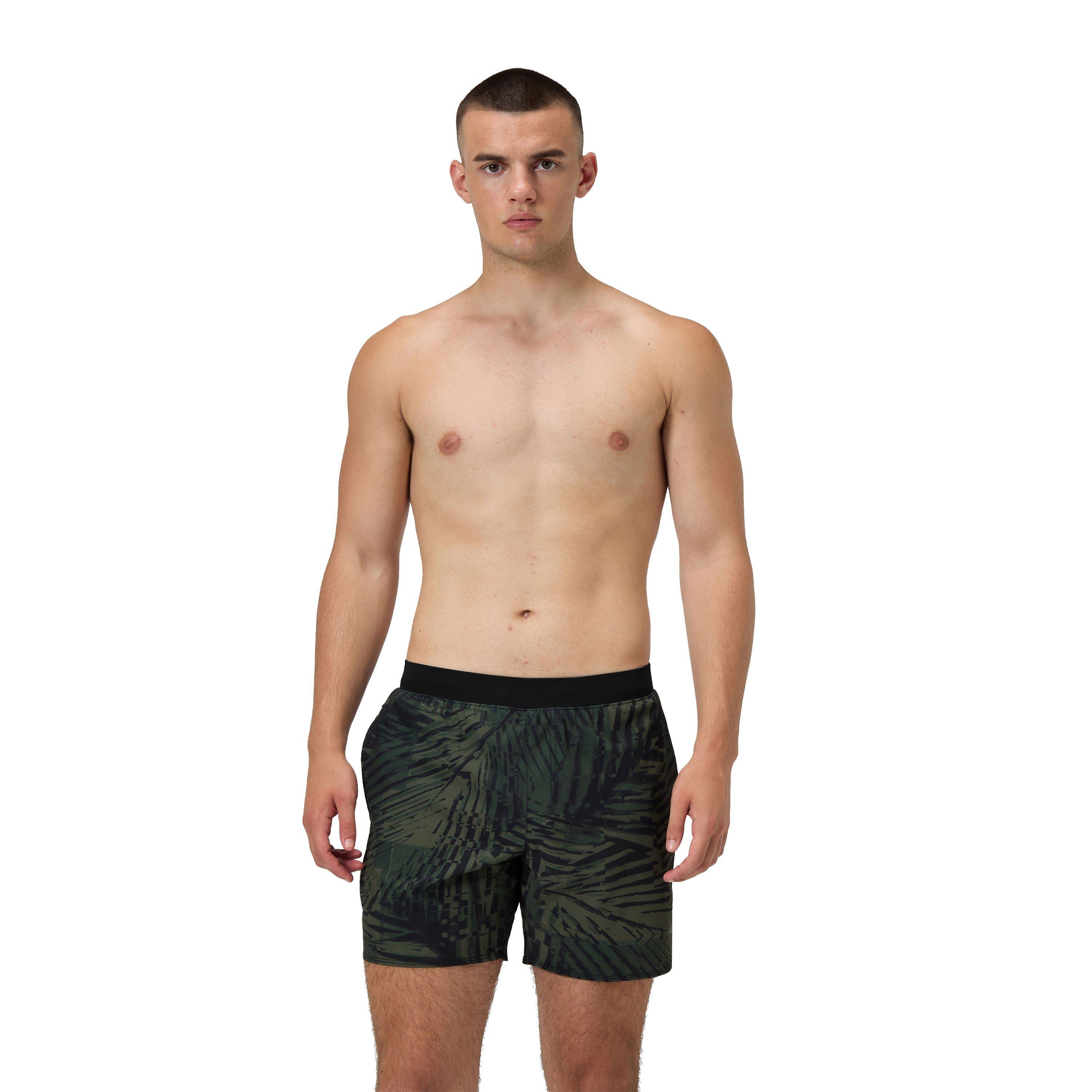 Soft Olive - Speedo - Men's the Lookout Print Swimming Trunks - 3