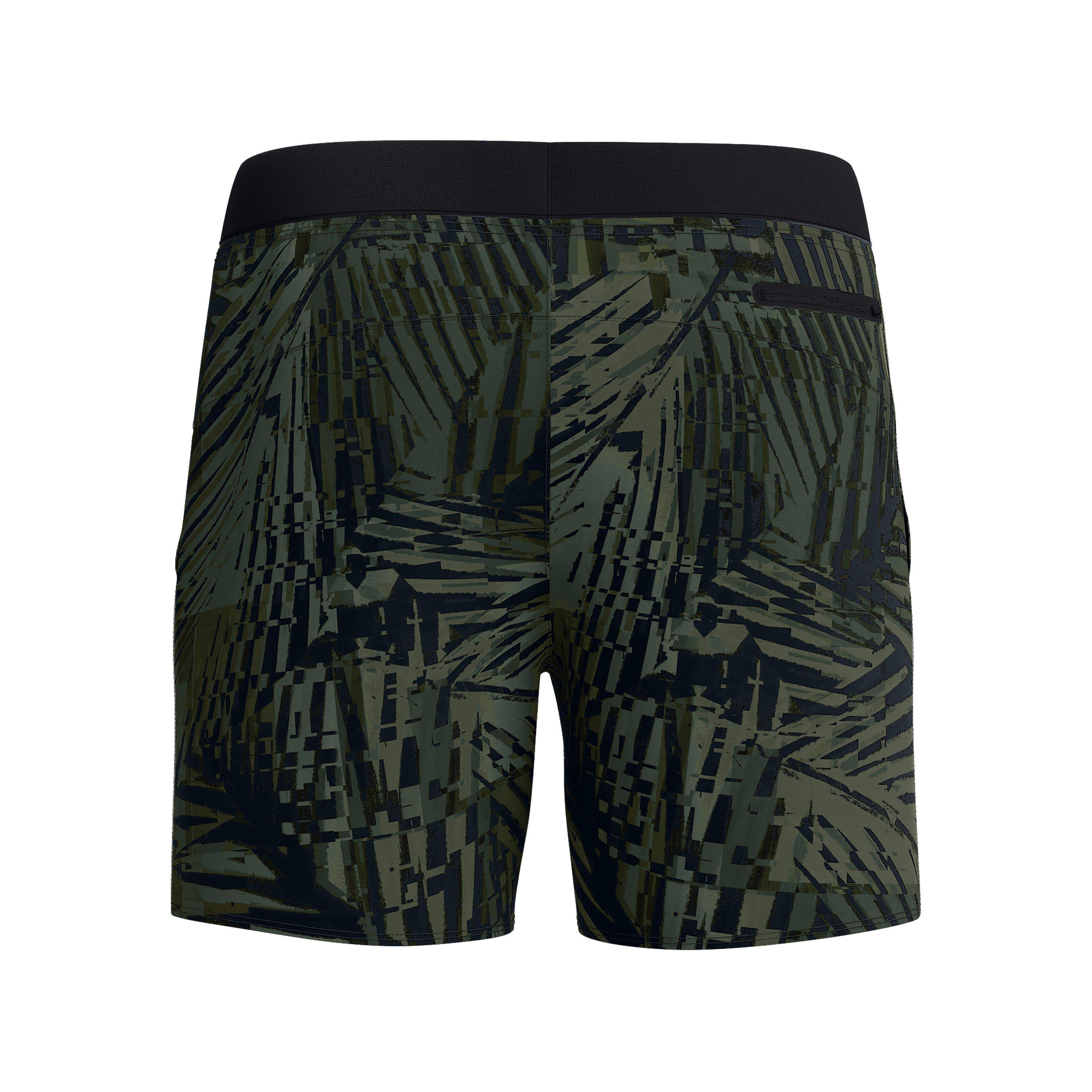 Soft Olive - Speedo - Men's the Lookout Print Swimming Trunks - 6