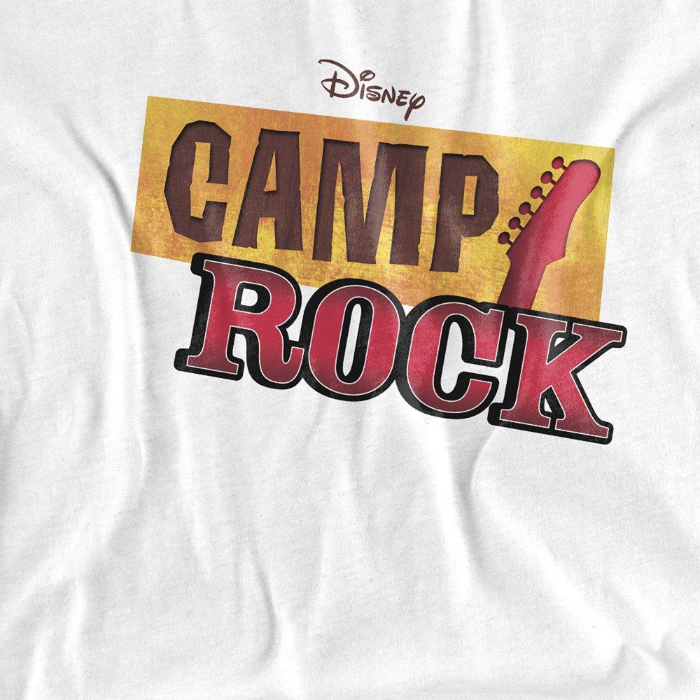 White - Disney - Camp Rock Classic Logo Oversized T Shirt White - 2