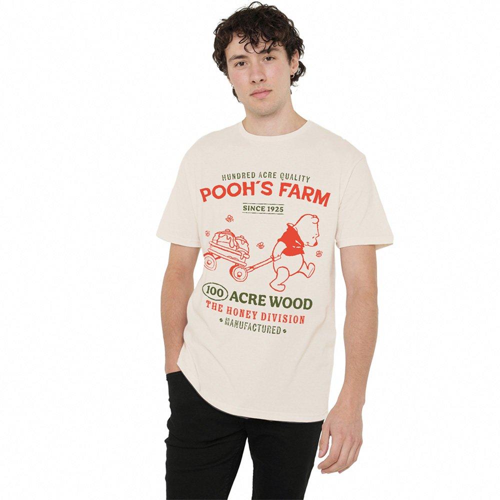 Beige - Disney - Winnie The Pooh PoohS Farm Poster T-Shirt Natura - 1