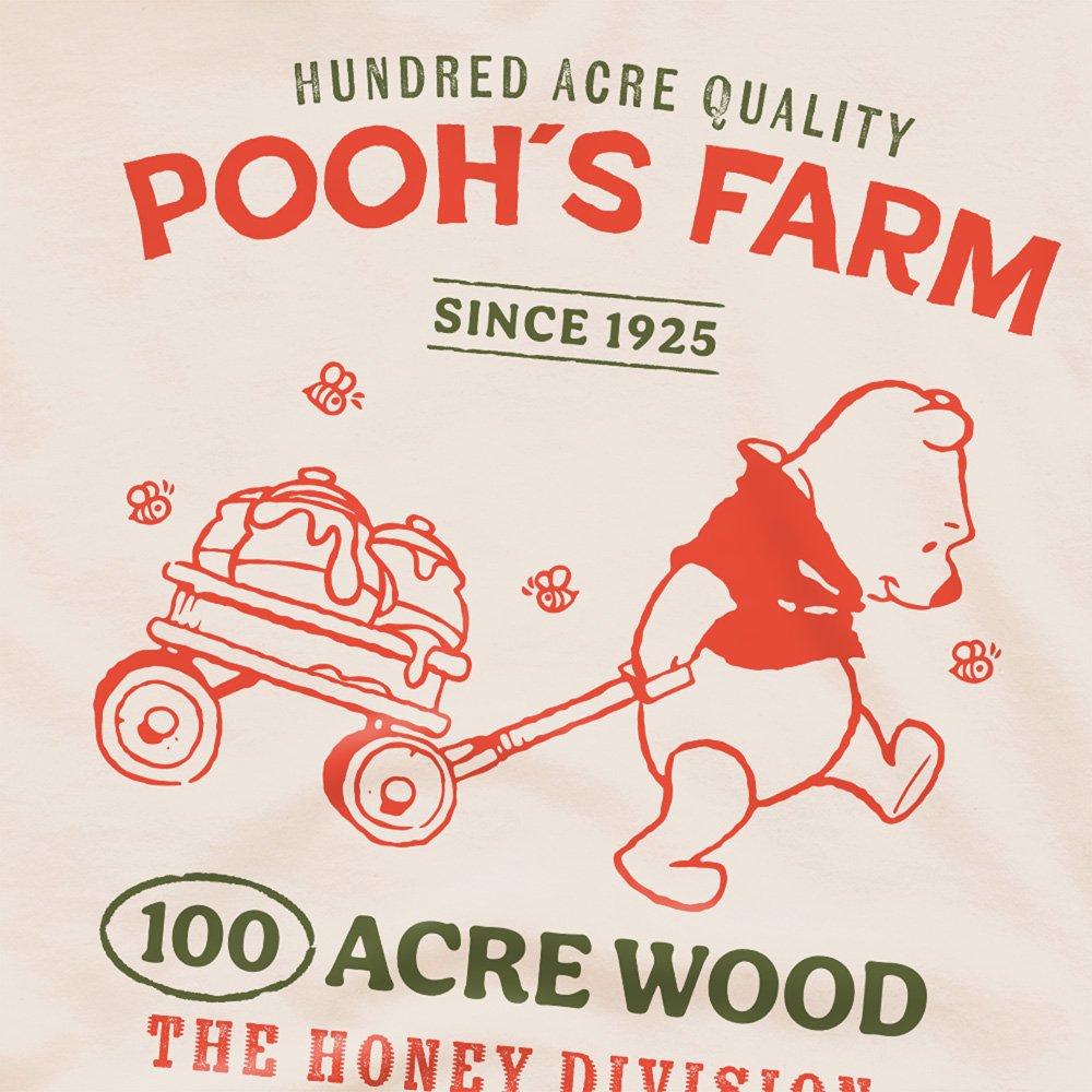 Beige - Disney - Winnie The Pooh PoohS Farm Poster T-Shirt Natura - 2