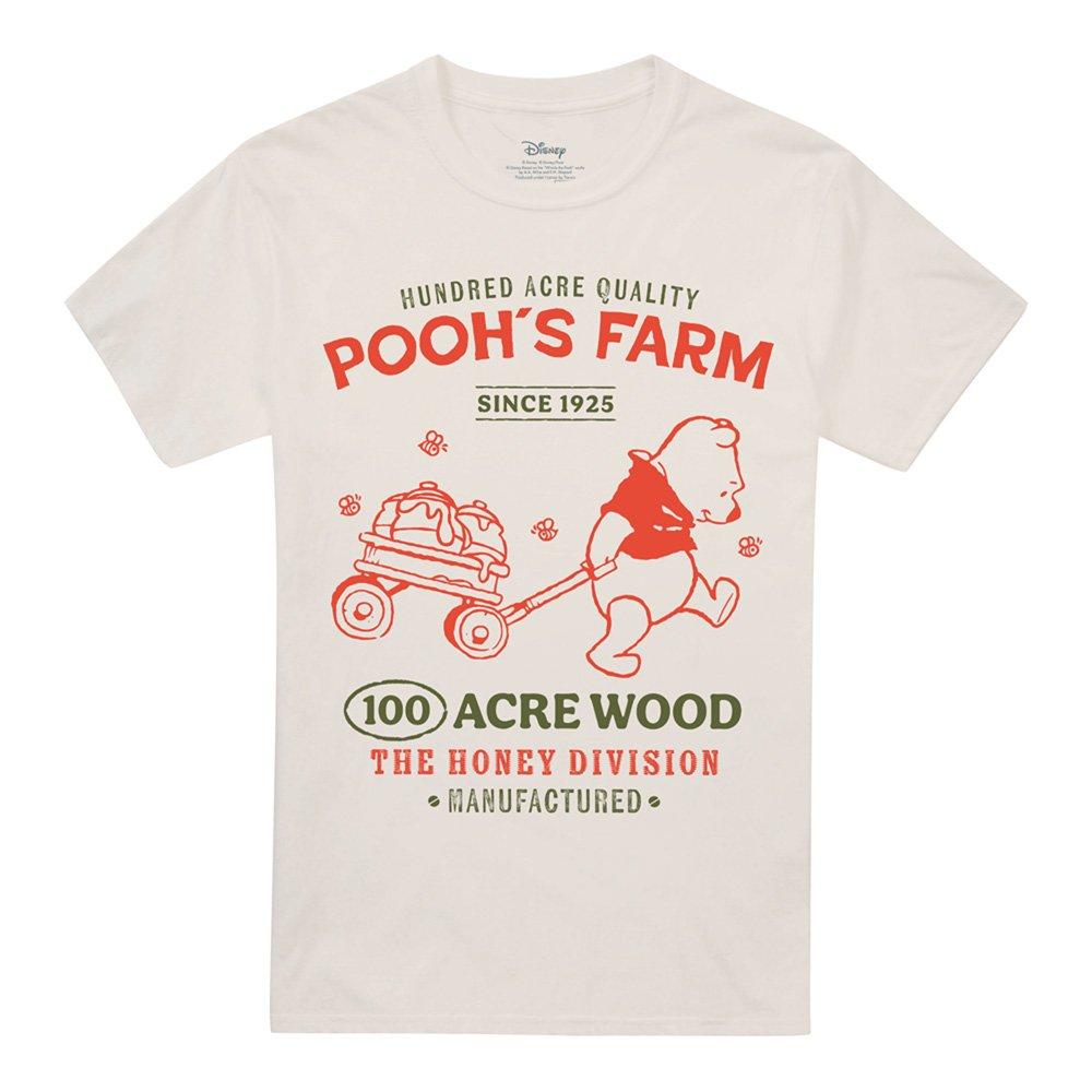 Beige - Disney - Winnie The Pooh PoohS Farm Poster T-Shirt Natura - 4