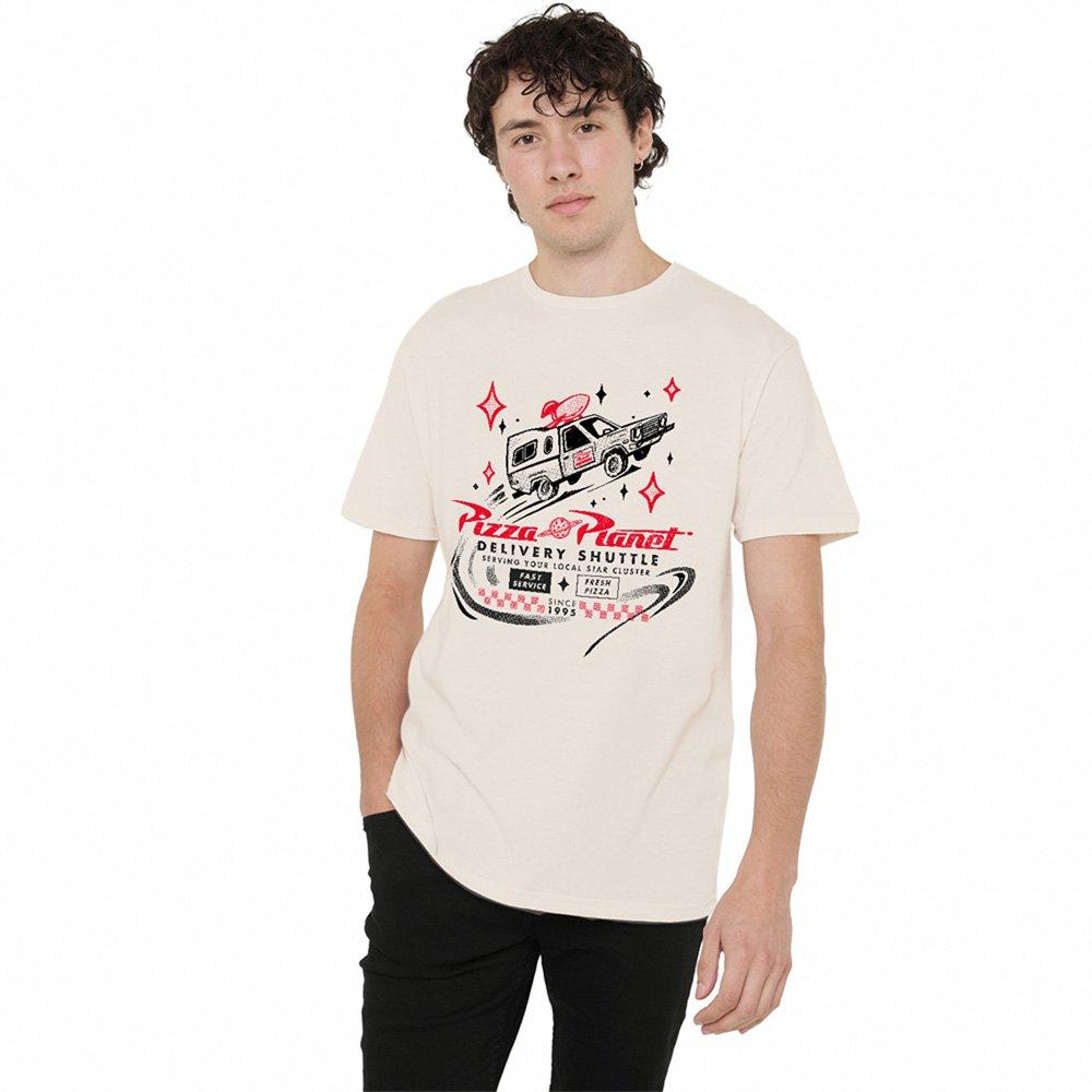 Beige - Disney - Toy Story Pizza Planet Delivery T-Shirt Natural - 1