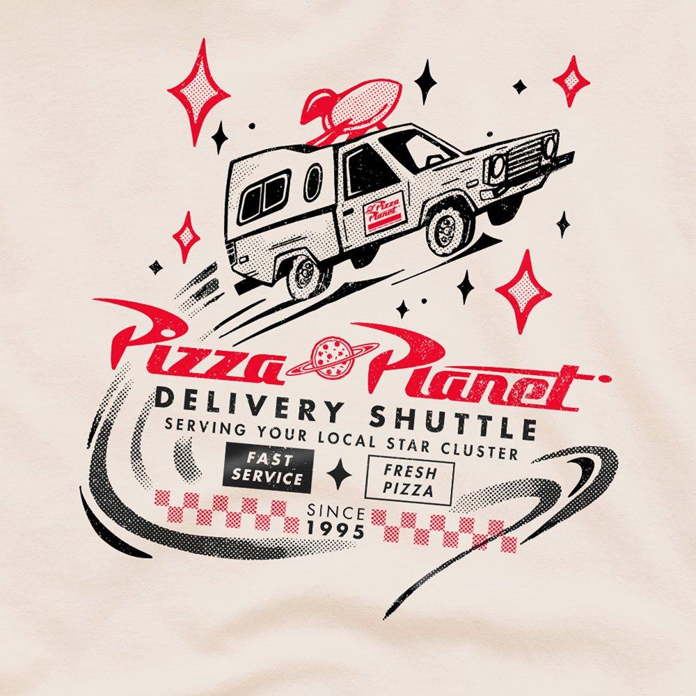 Beige - Disney - Toy Story Pizza Planet Delivery T-Shirt Natural - 2