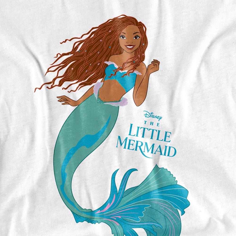 White - Disney - The Little Mermaid Classic Ariel Long Sleeve T-Shi - 2