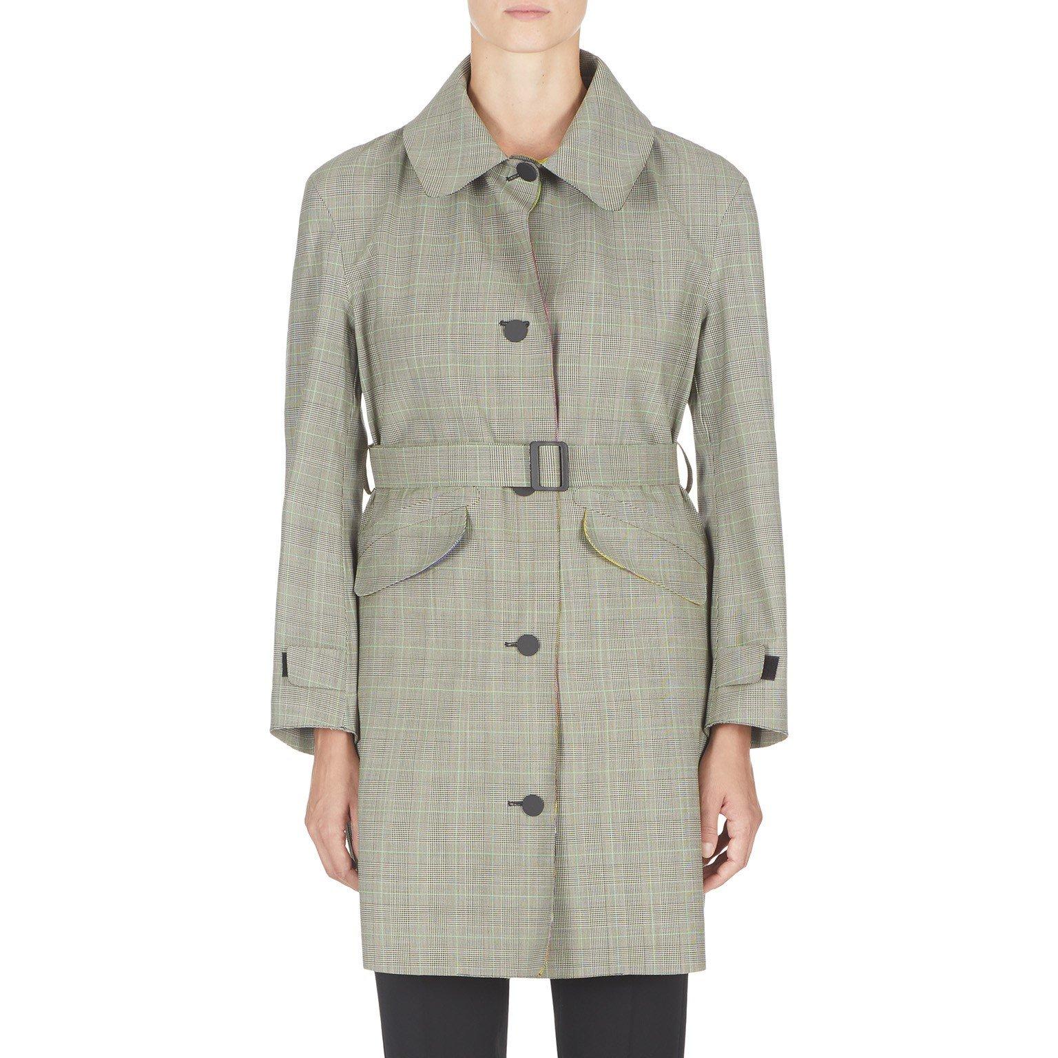Fant. Quadri - Emporio Armani - Women's  Belted Trench Coat