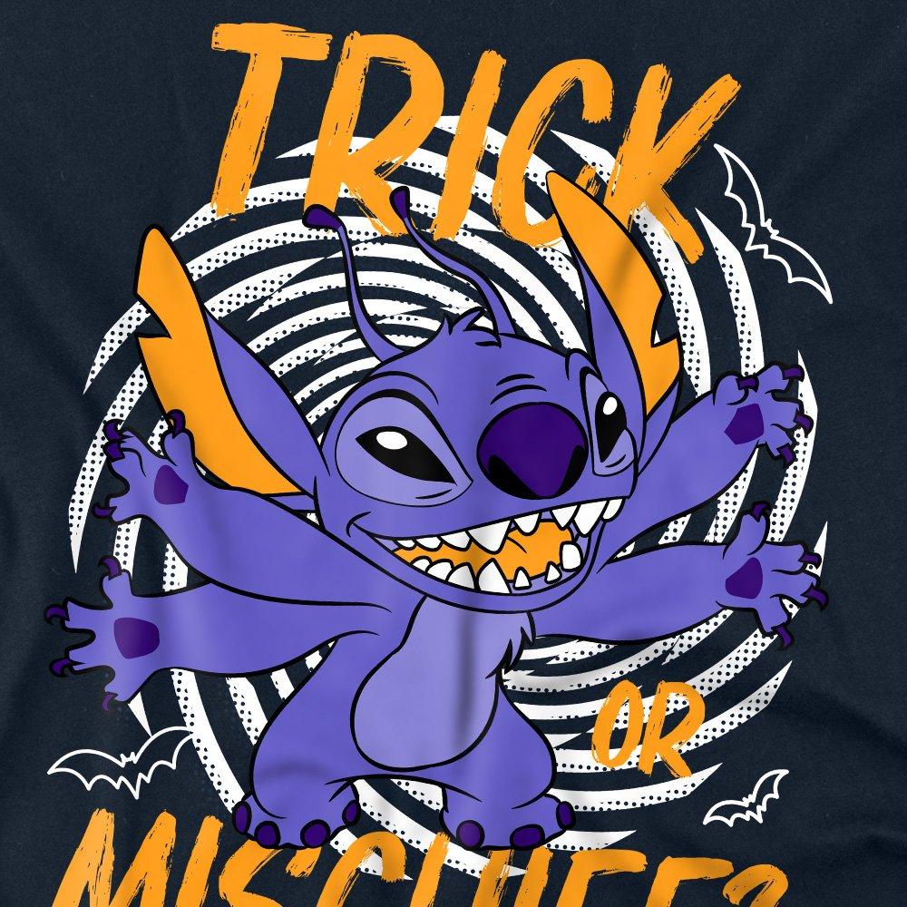 Navy - Disney - Lilo Stitch Trick or Mischief Long Sleeve T-Shirt - 2
