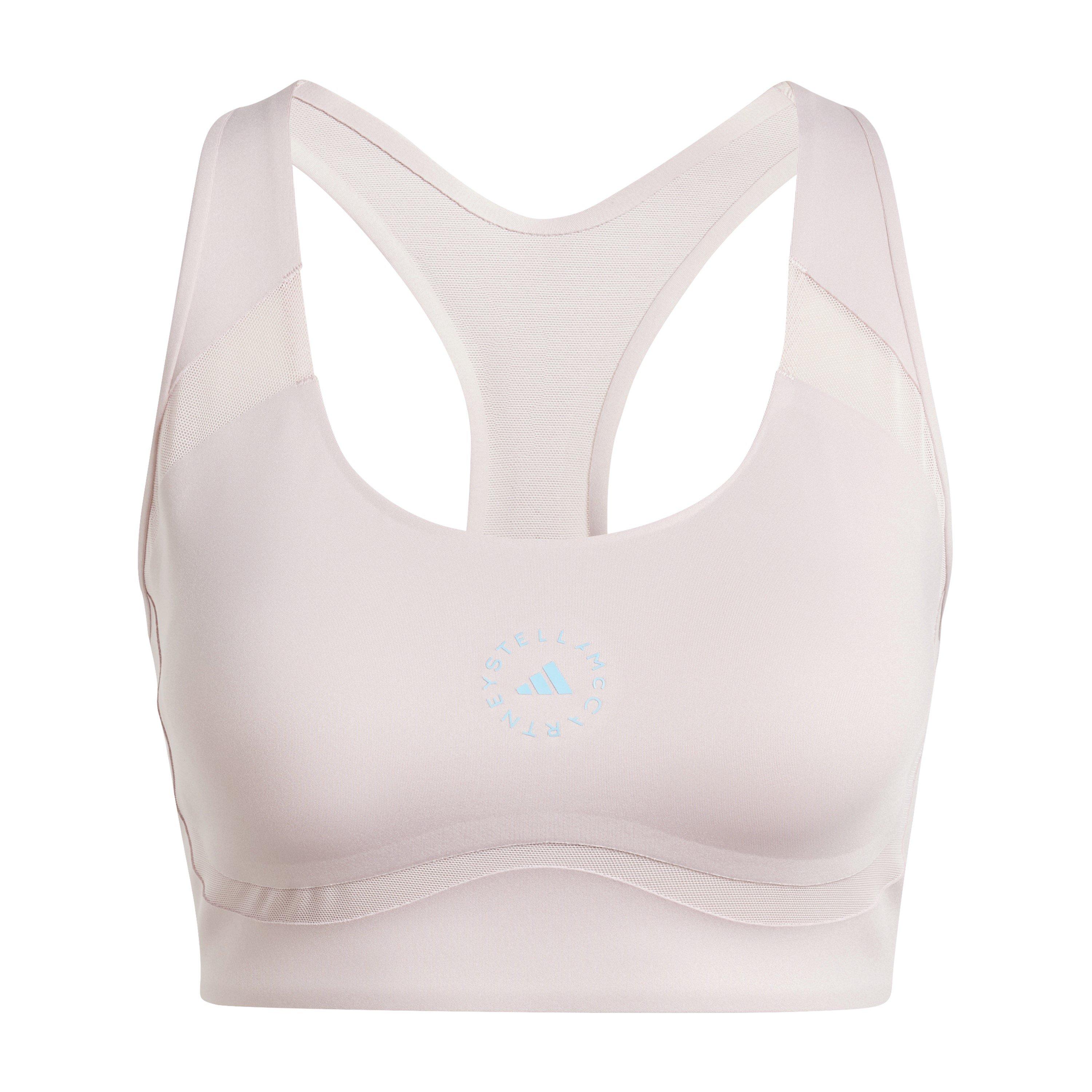 Adidas Women's Non Wired Medium Impact Sports Bra - Rose - L A-C