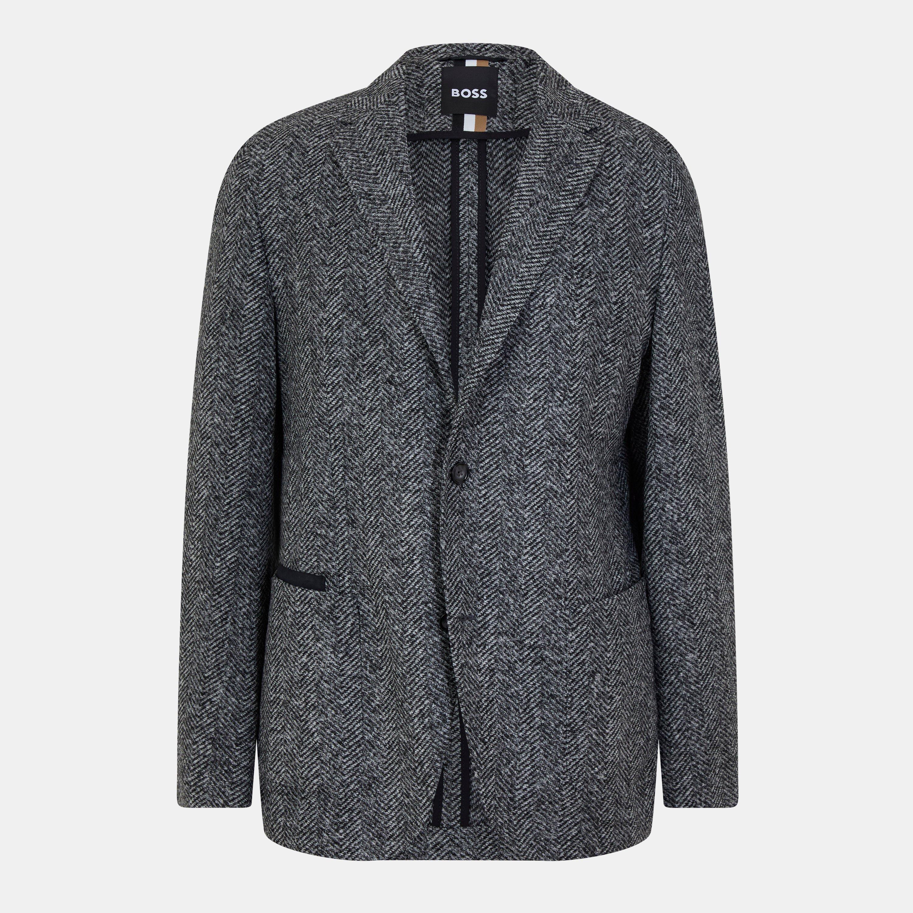 Boss Men's Jaye Formal Jacket - Silver - 38 (48)