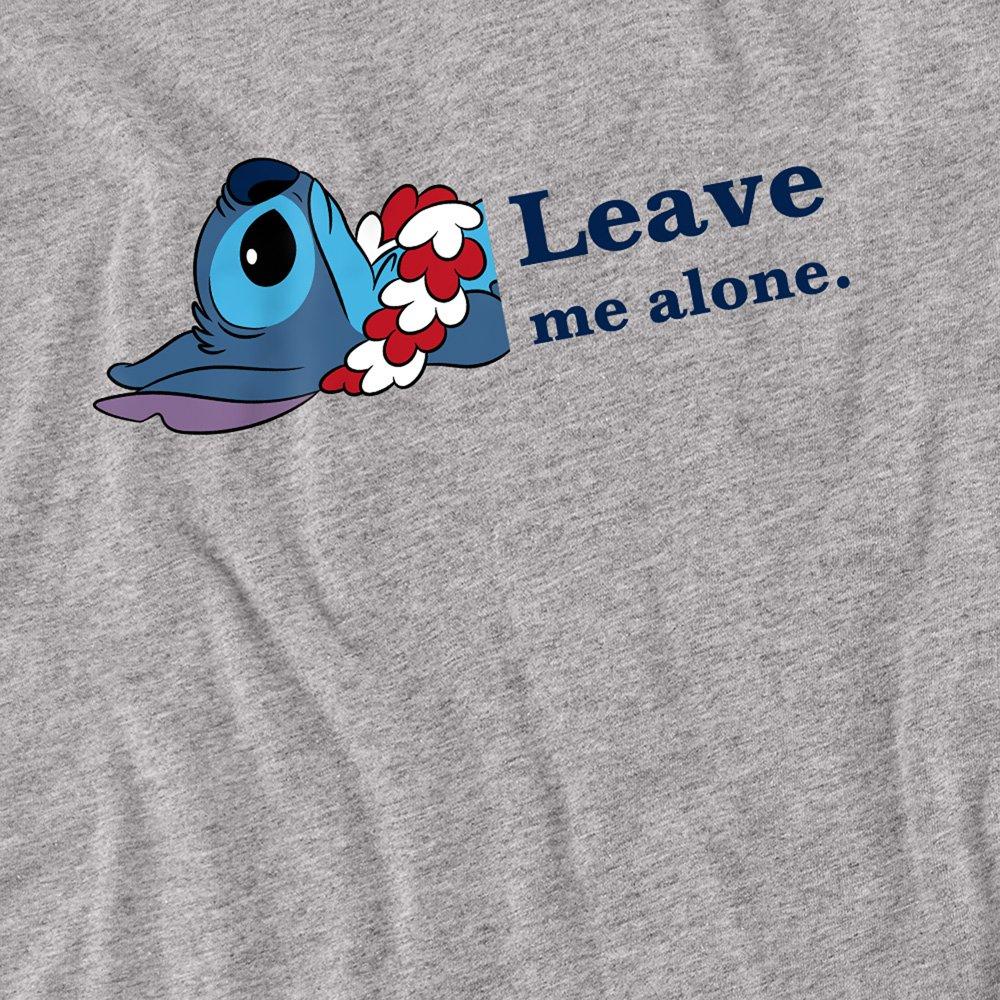 Light Grey - Disney - Lilo Stitch Leave Me Alone Long Sleeve T-Shirt At - 2