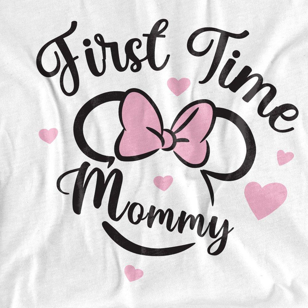 White - Disney - Minnie Mouse First Time Mommy T-Shirt White - 2