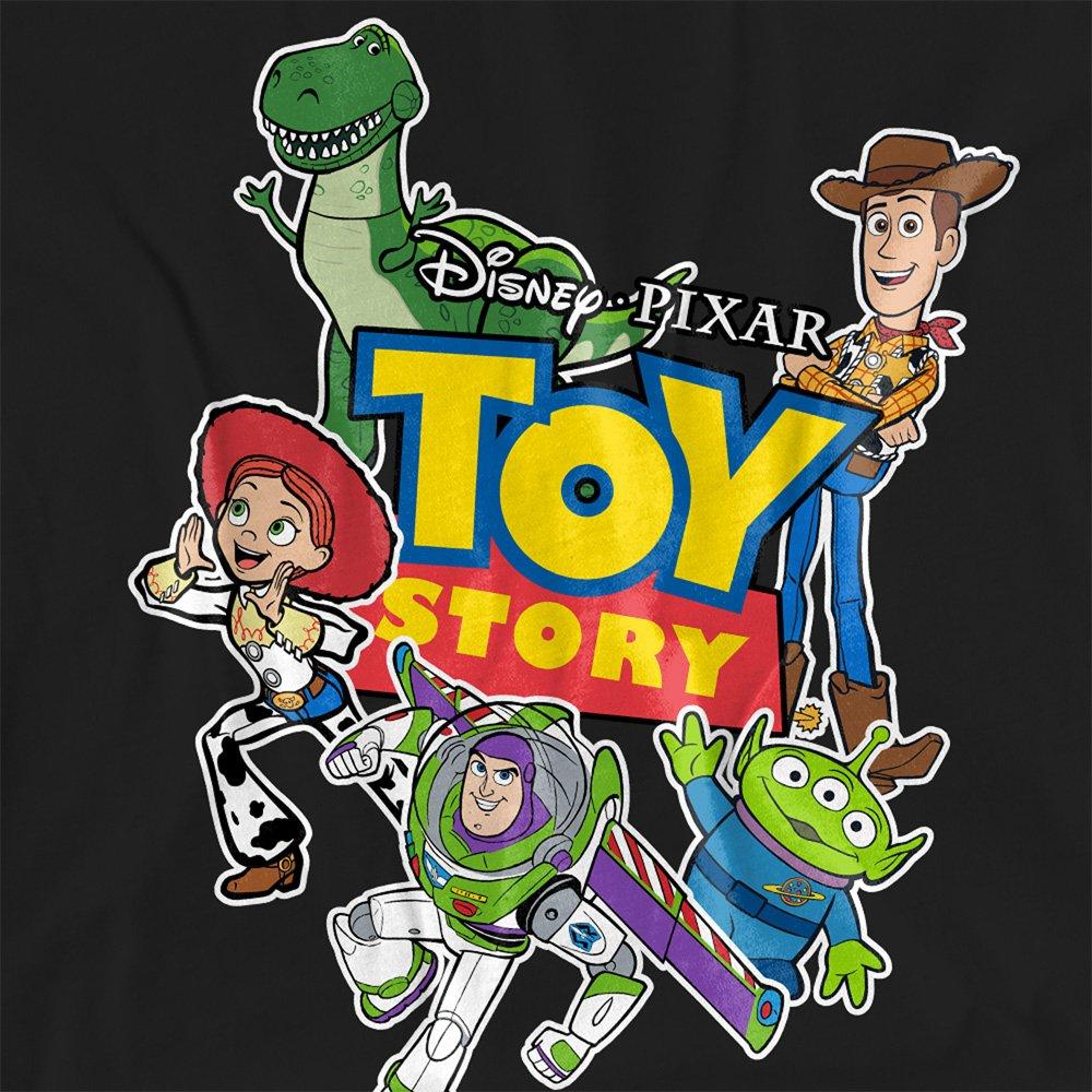 Black - Disney - Toy Story Character Cut Outs T Shirt Black - 2