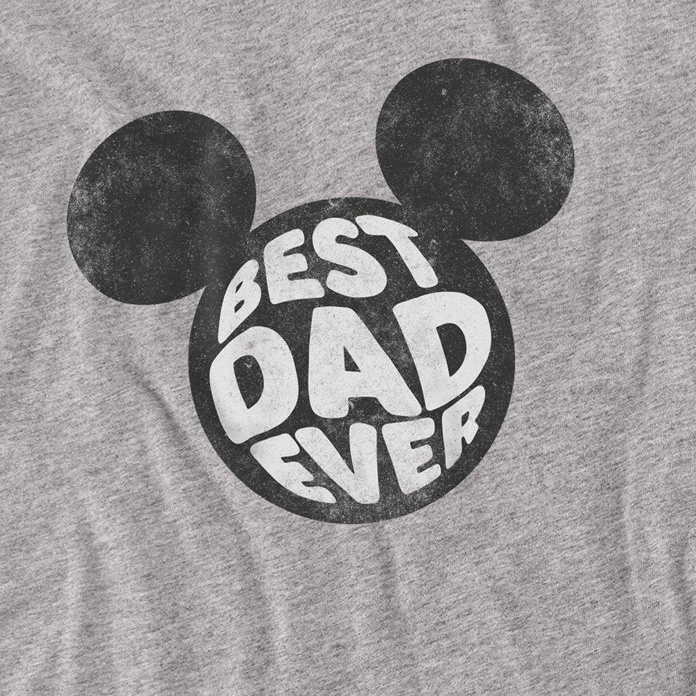 Light Grey - Disney - Mickey Mouse Best Dad Ever Long Sleeve T-Shirt At - 2