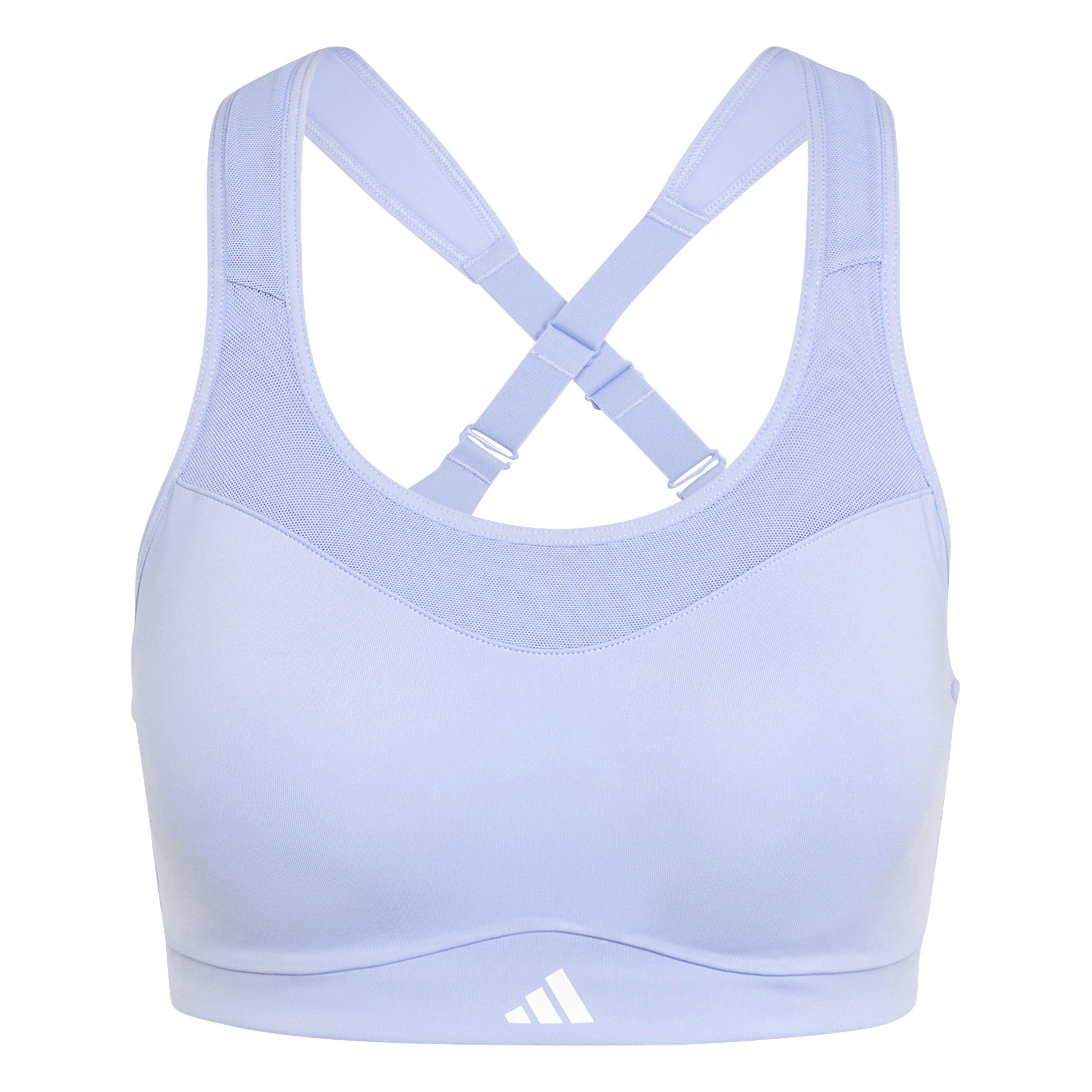 Adidas Women's Non Wired High Impact Sports Bra - Blue - 2XSB