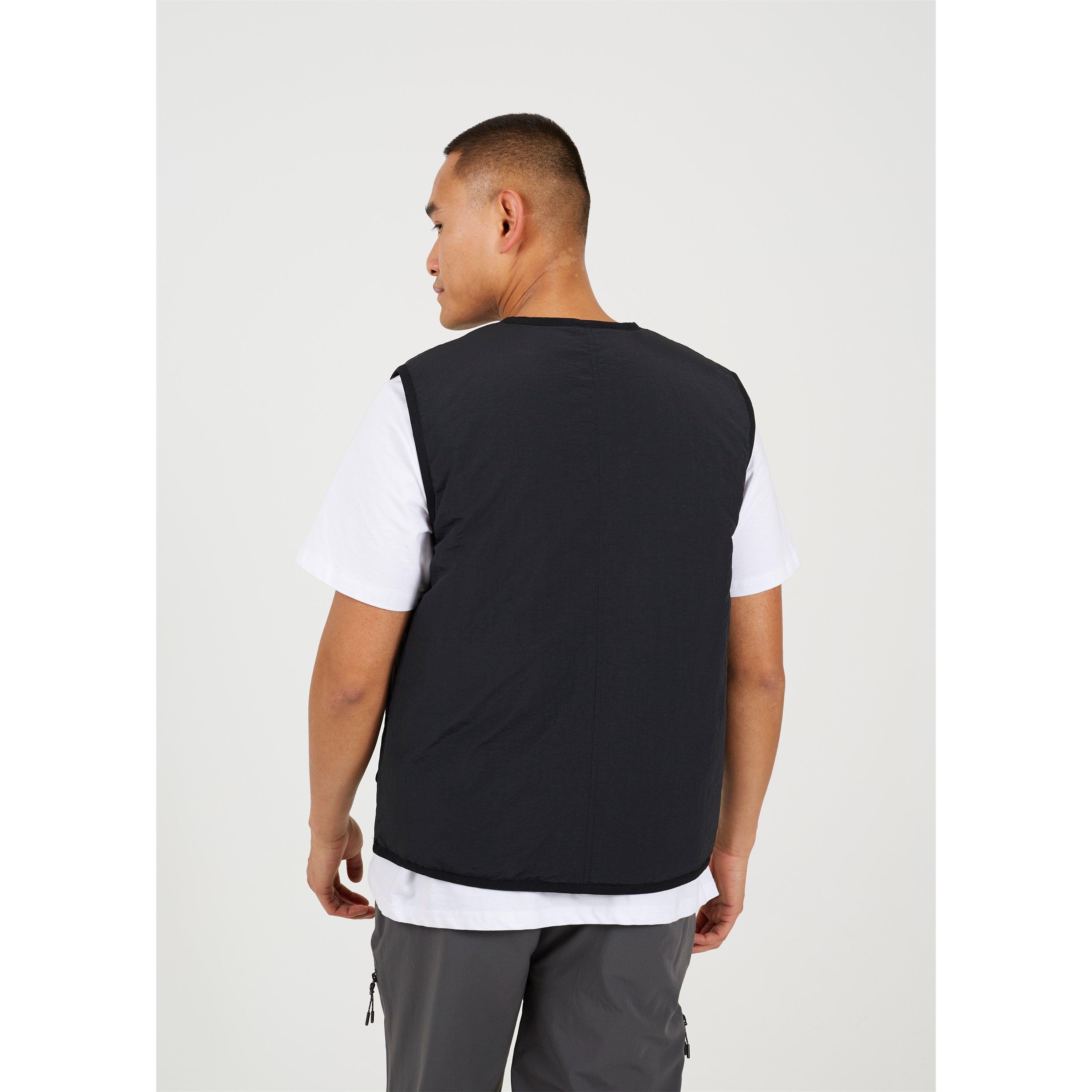 Brave Soul Mens Padded Utility Vest with Zip | Sports Direct