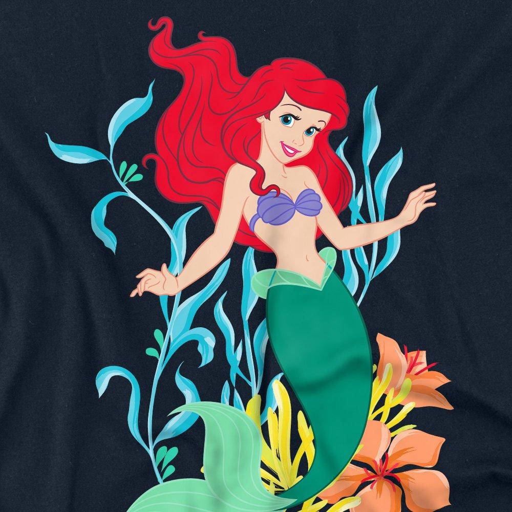 Navy - Disney - The Little Mermaid Ariel Sea Kelp Long Sleeve T-Sh - 2