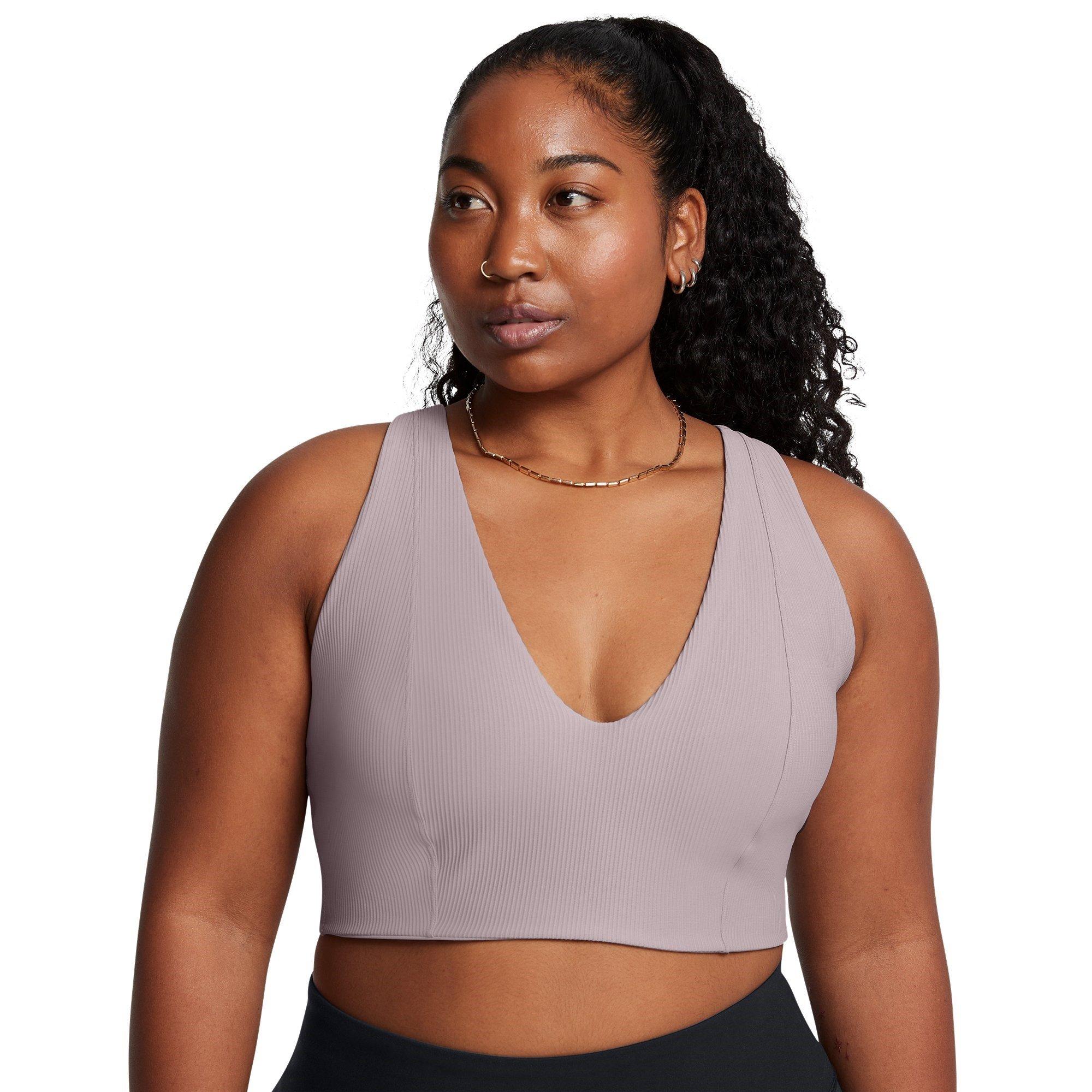 Grey - Under Armour - Rib Low Impact Sports Bra - 13