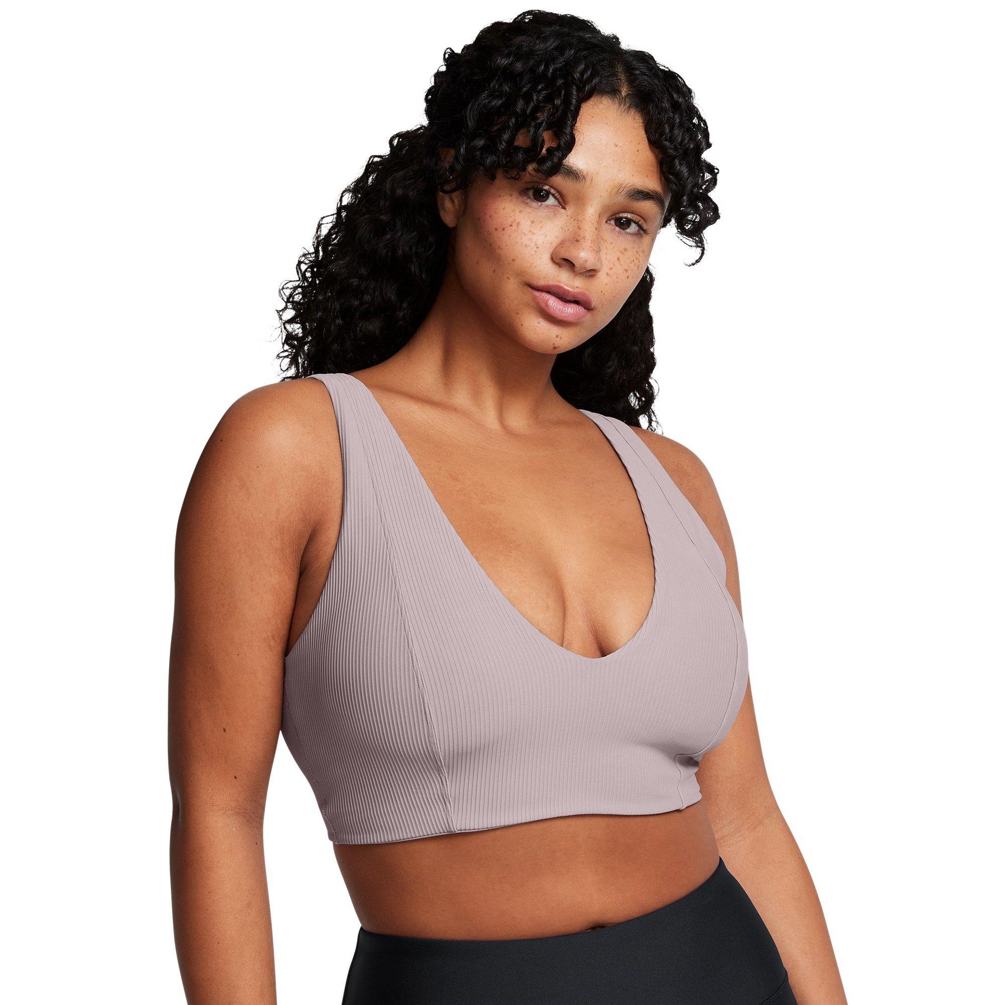 Grey - Under Armour - Rib Low Impact Sports Bra - 9