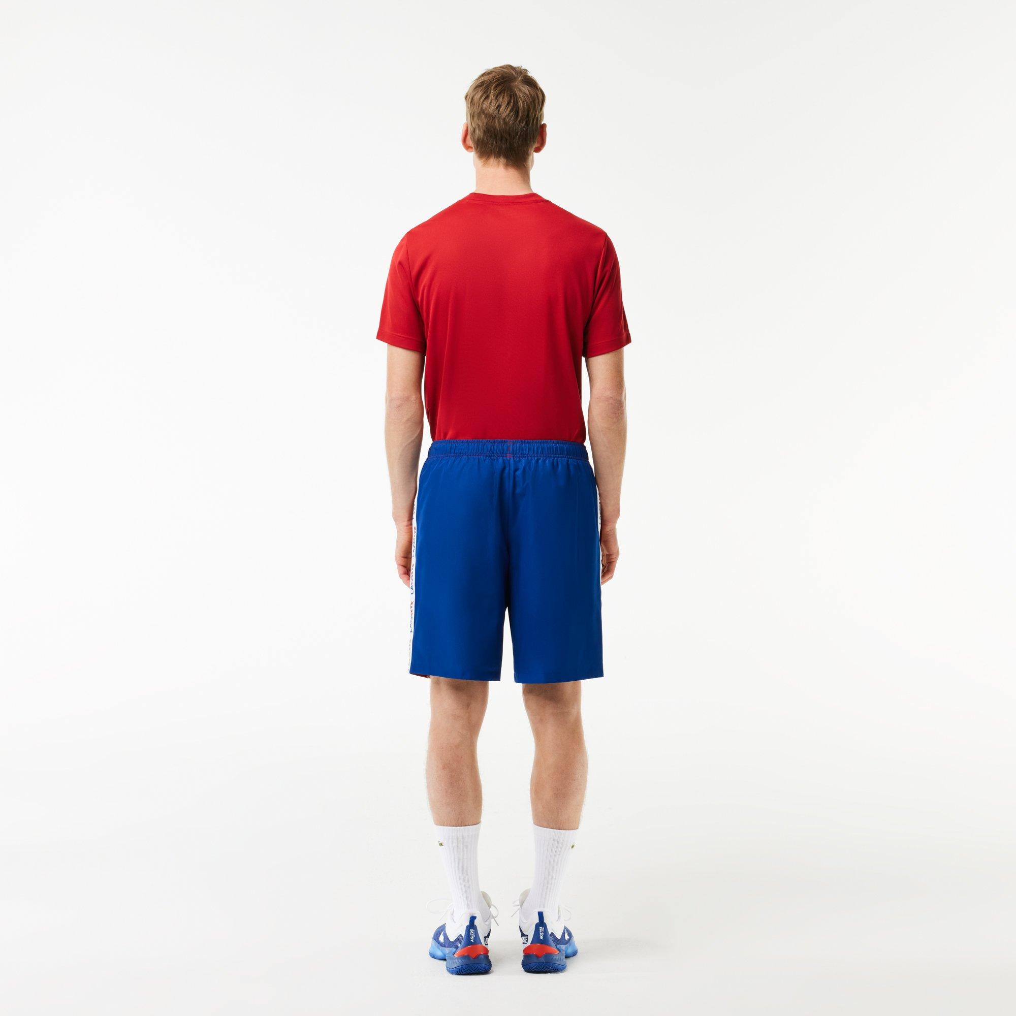 Ora/Captain - Lacoste - Logo Stripe Tennis Shorts - 2