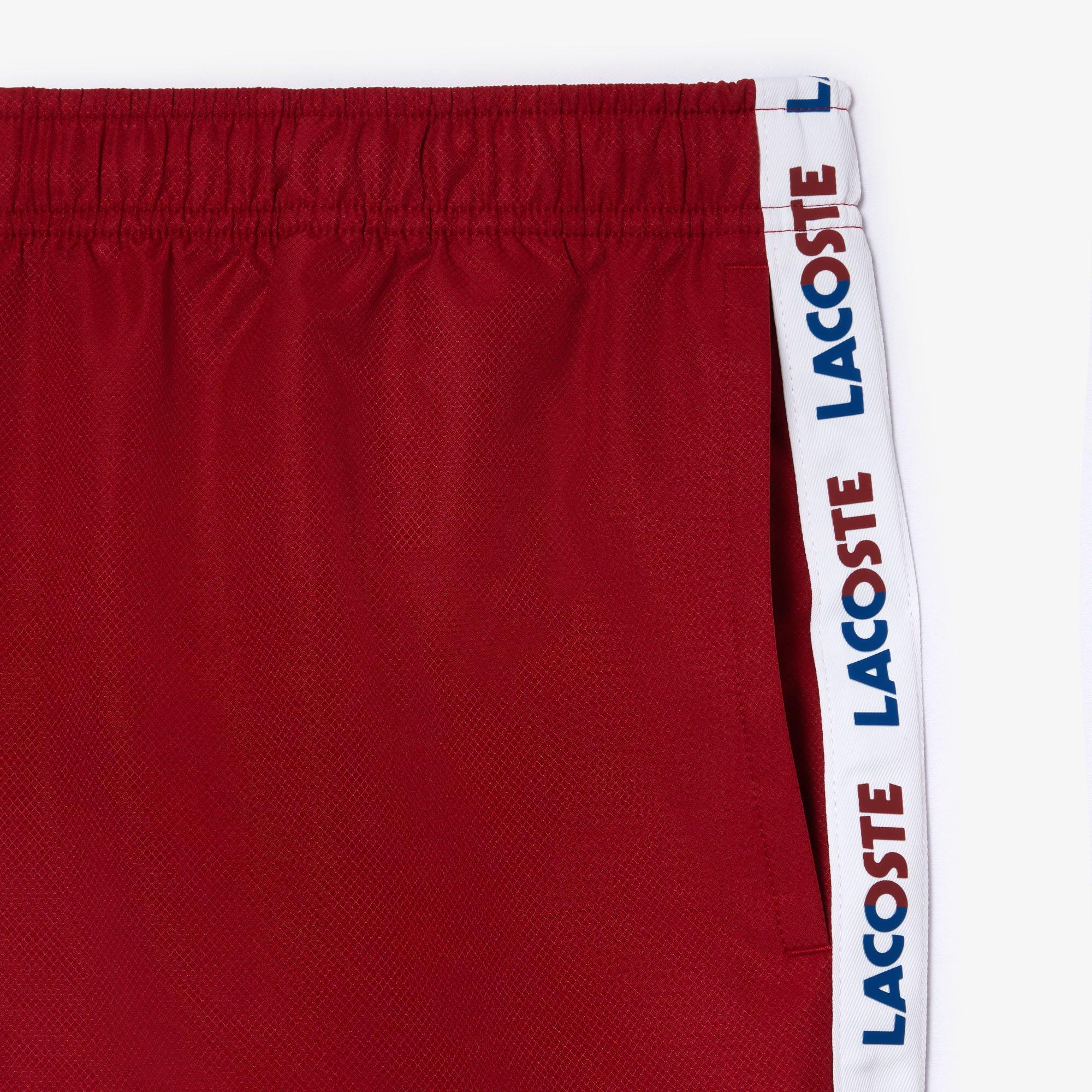 Ora/Captain - Lacoste - Logo Stripe Tennis Shorts - 4