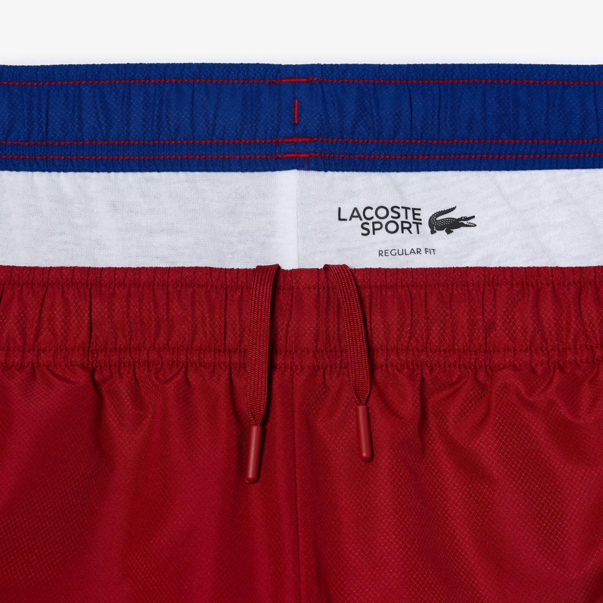 Ora/Captain - Lacoste - Logo Stripe Tennis Shorts - 5