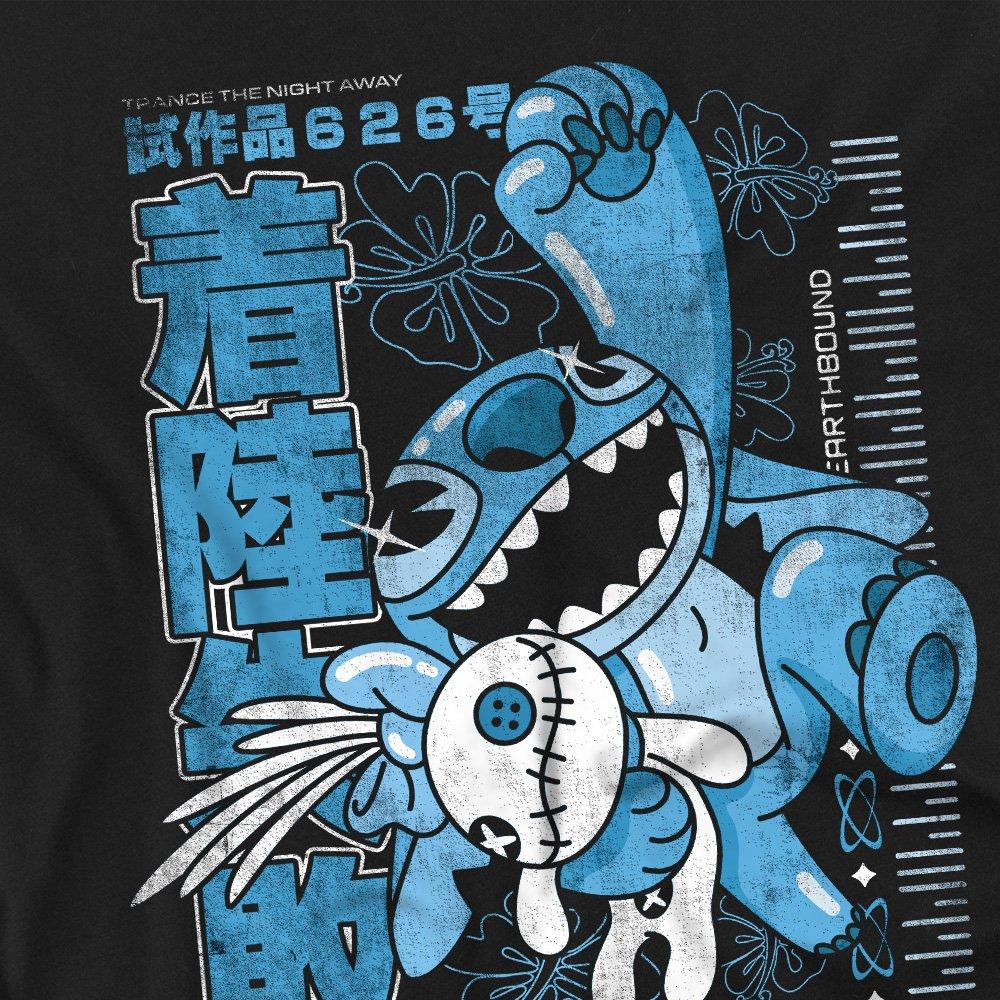 Black - Disney - Lilo And Stitch Manga Jump T-Shirt Black - 2