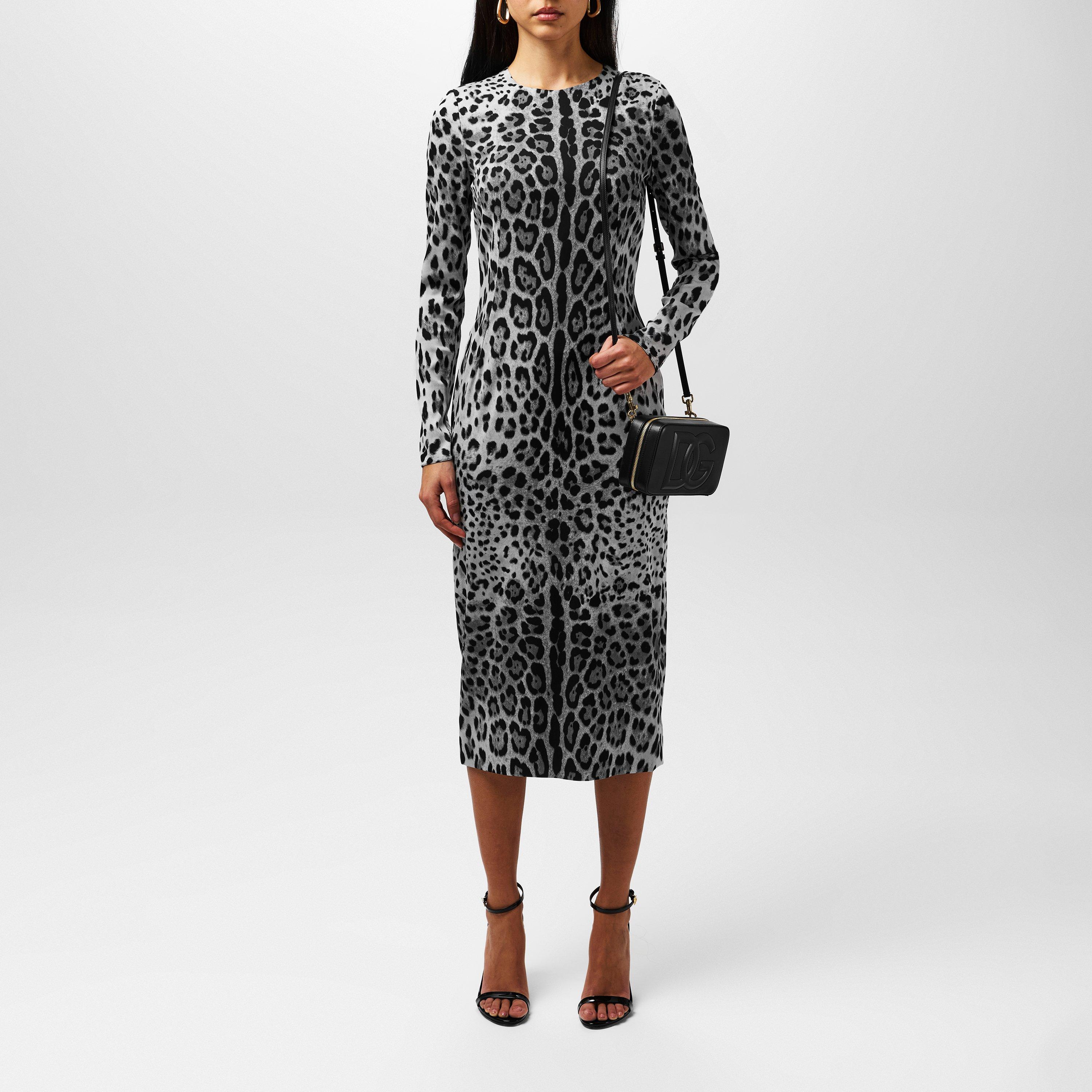Leo Grigio - Dolce and Gabbana - Silk Printed Midi Dress - 1