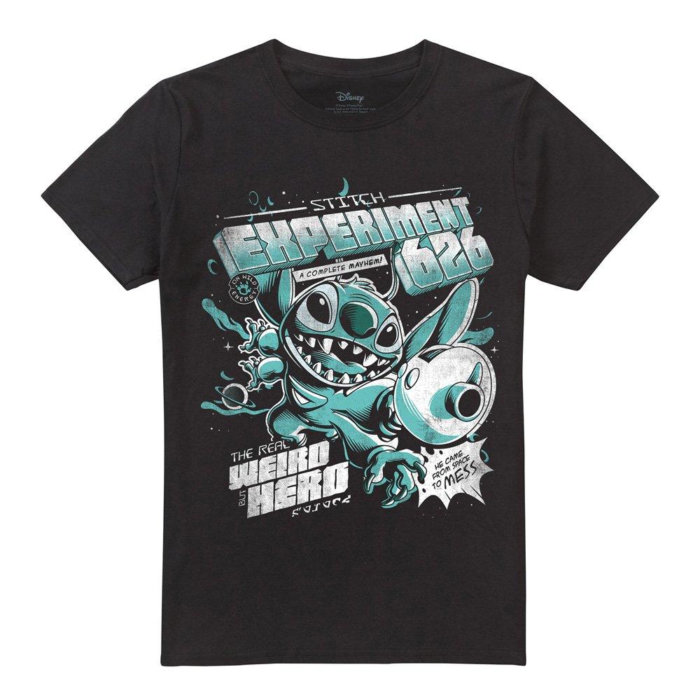 Black - Disney - Lilo And Stitch Experimen T-Shirt Black - 4