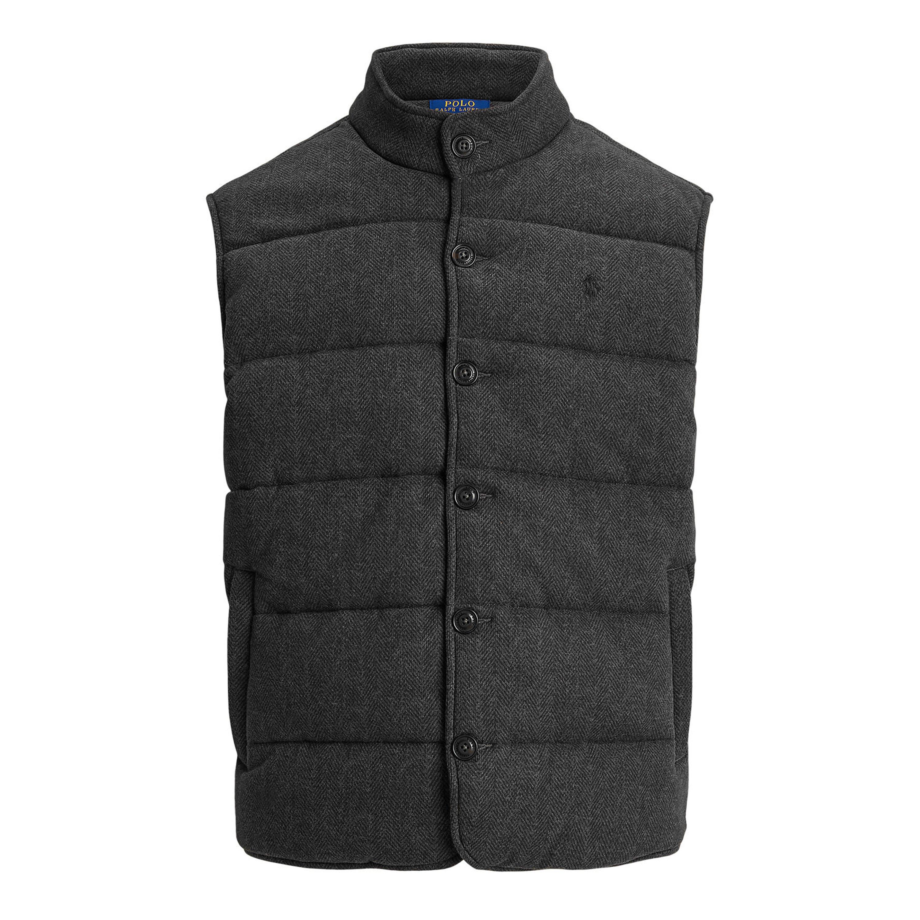 Polo Black/Gry - Polo Ralph Lauren - Men's Dogtooth Gilet - 1