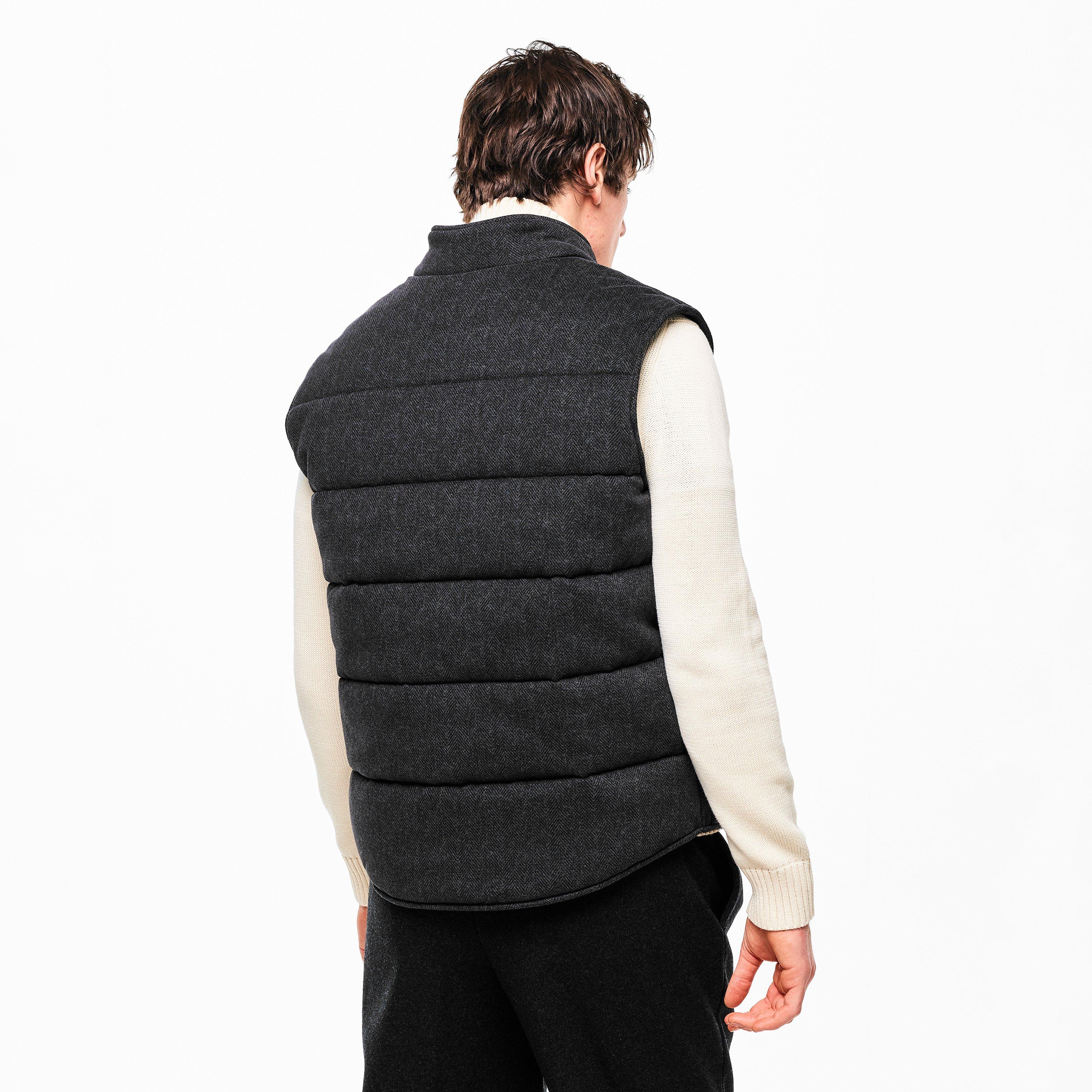 Polo Black/Gry - Polo Ralph Lauren - Men's Dogtooth Gilet - 4