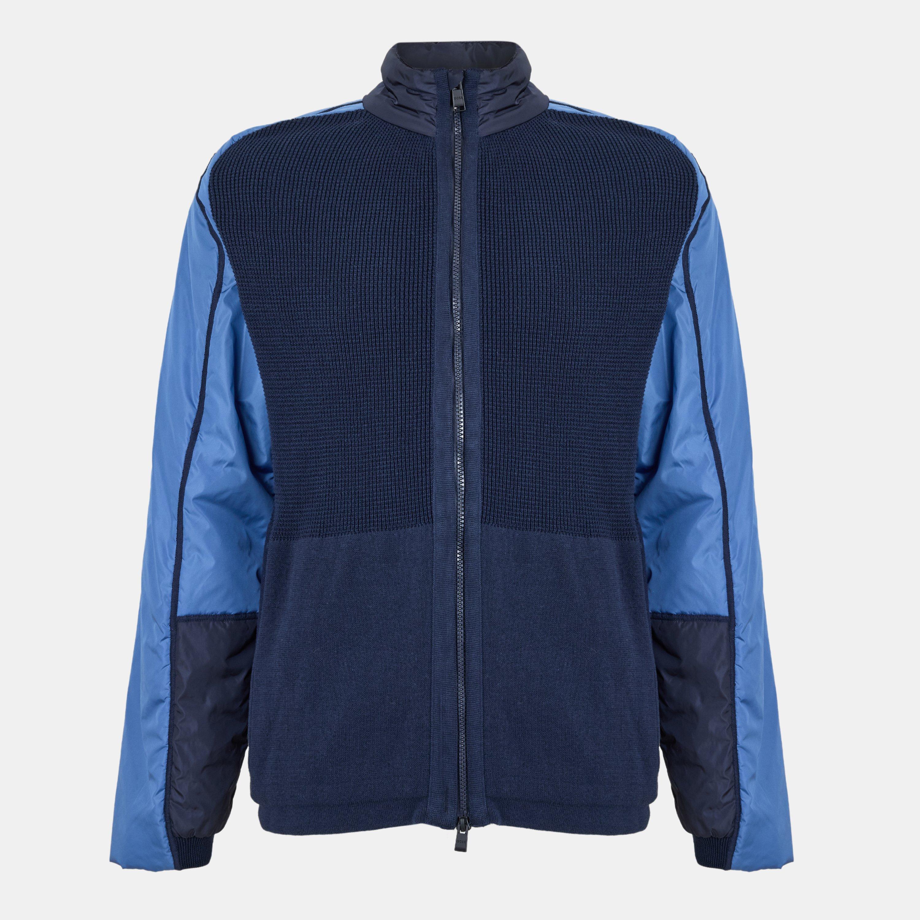 Dark Blue - Boss - Men's Panoramico Knitted Top - 1
