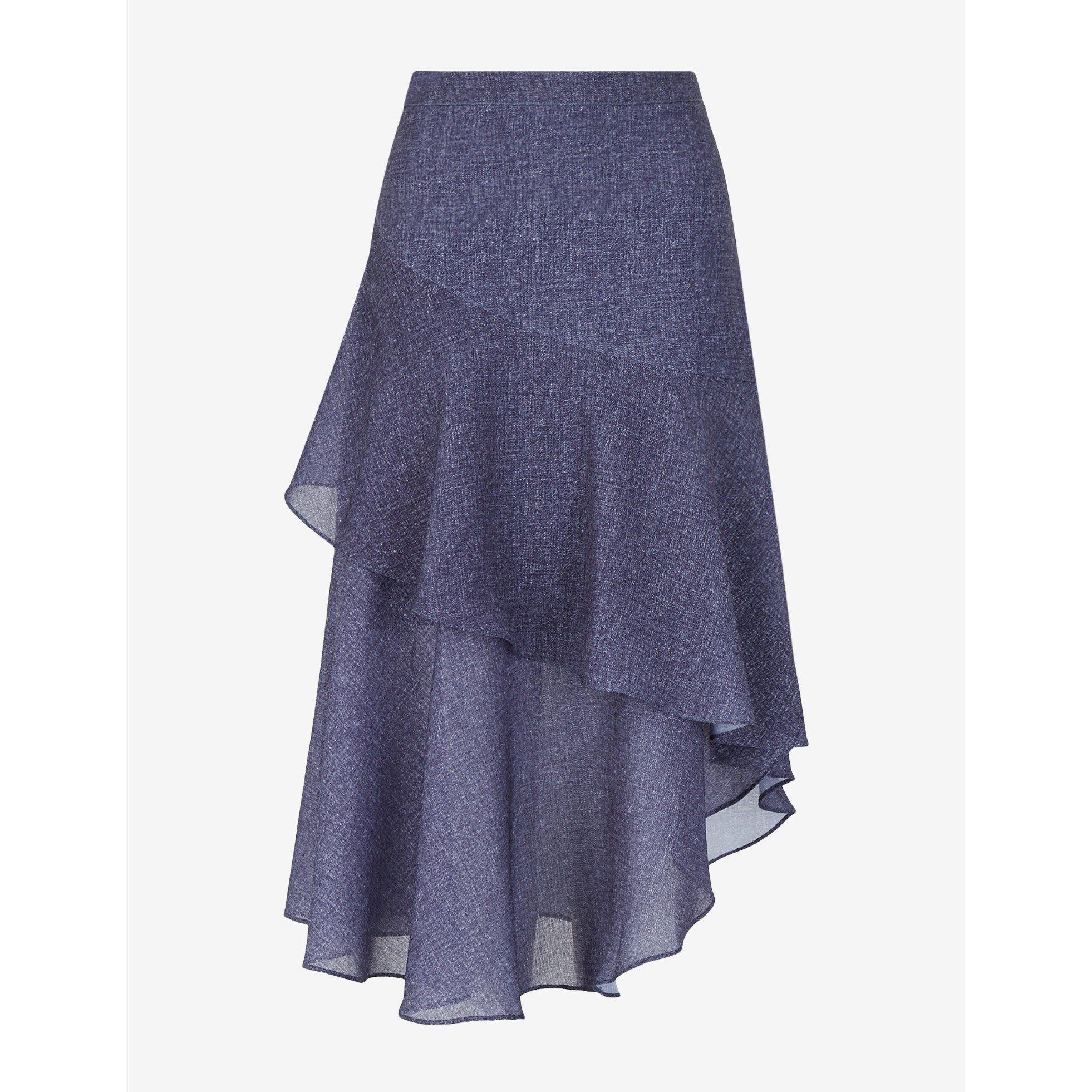 Indigo Denim - Armani Exchange - Women's Rara Midi Skirt - 4