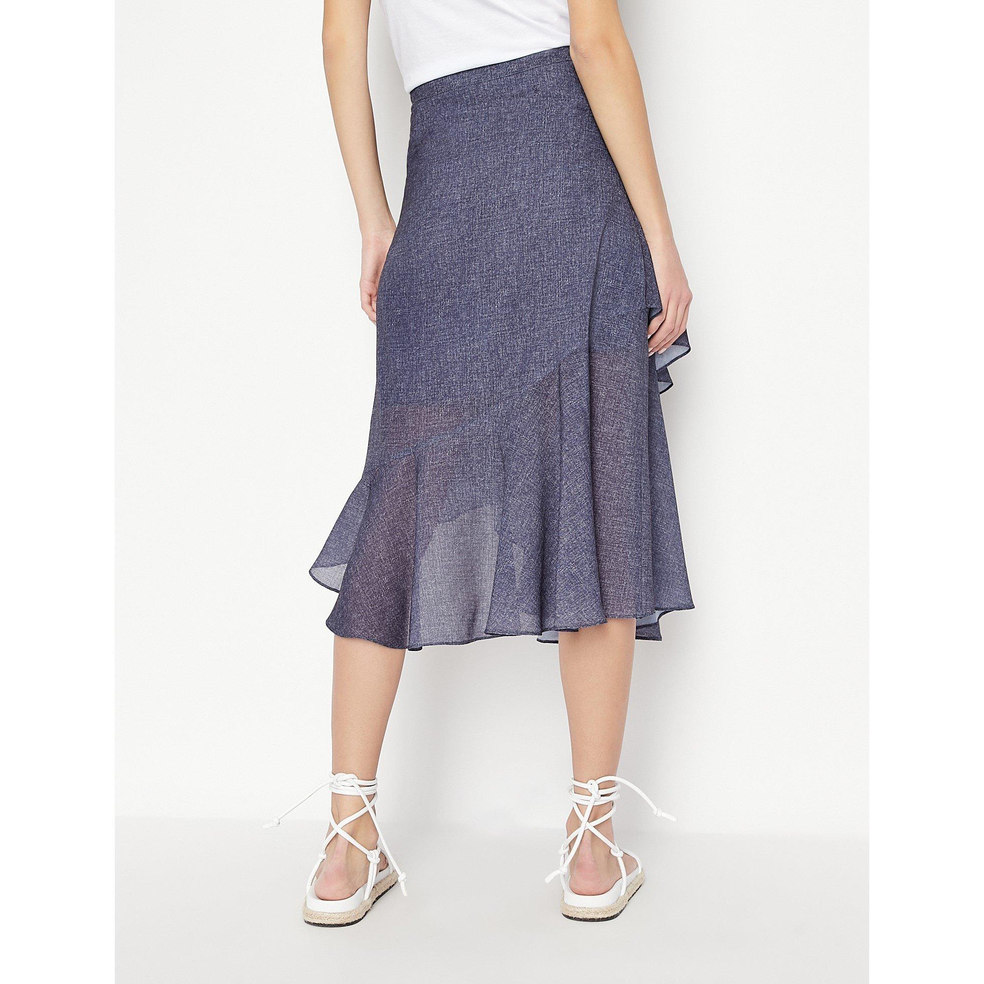 Indigo Denim - Armani Exchange - Women's Rara Midi Skirt - 2