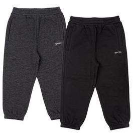 Slazenger 2 Pack CH Fleece Pants Infant Boys