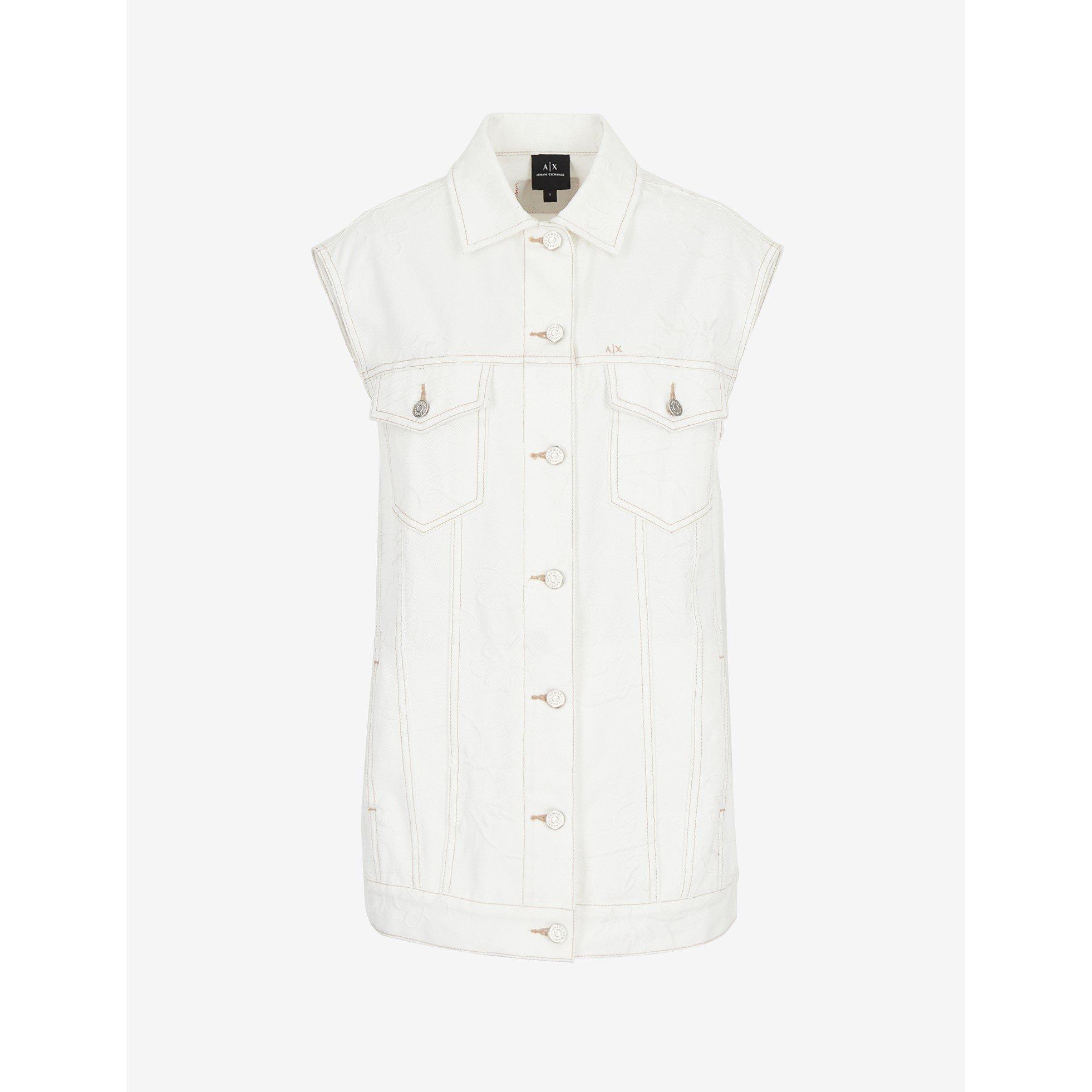 Ether Embrdery - Armani Exchange - Women's Sleeveless Shirt - 4