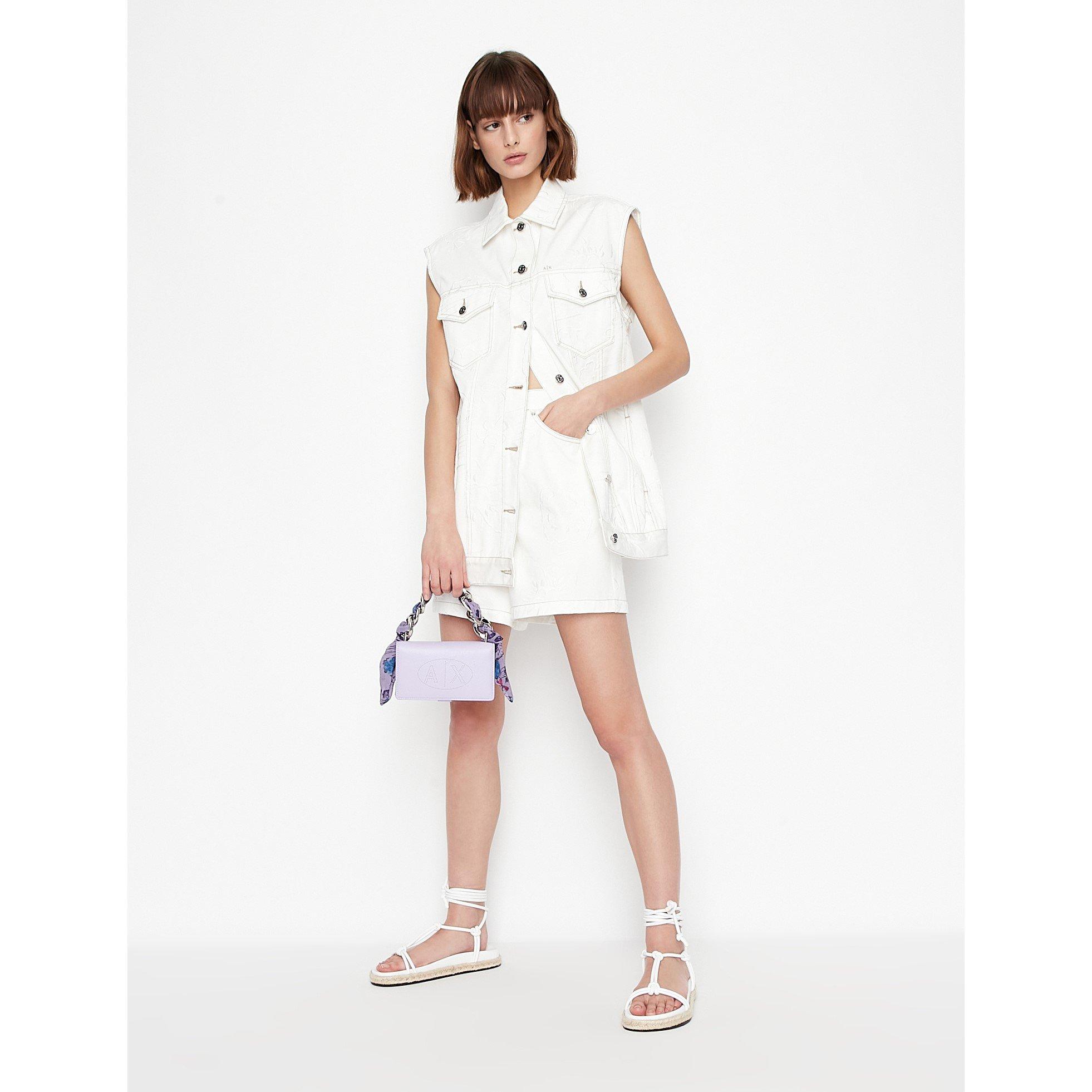 Ether Embrdery - Armani Exchange - Women's Sleeveless Shirt - 3