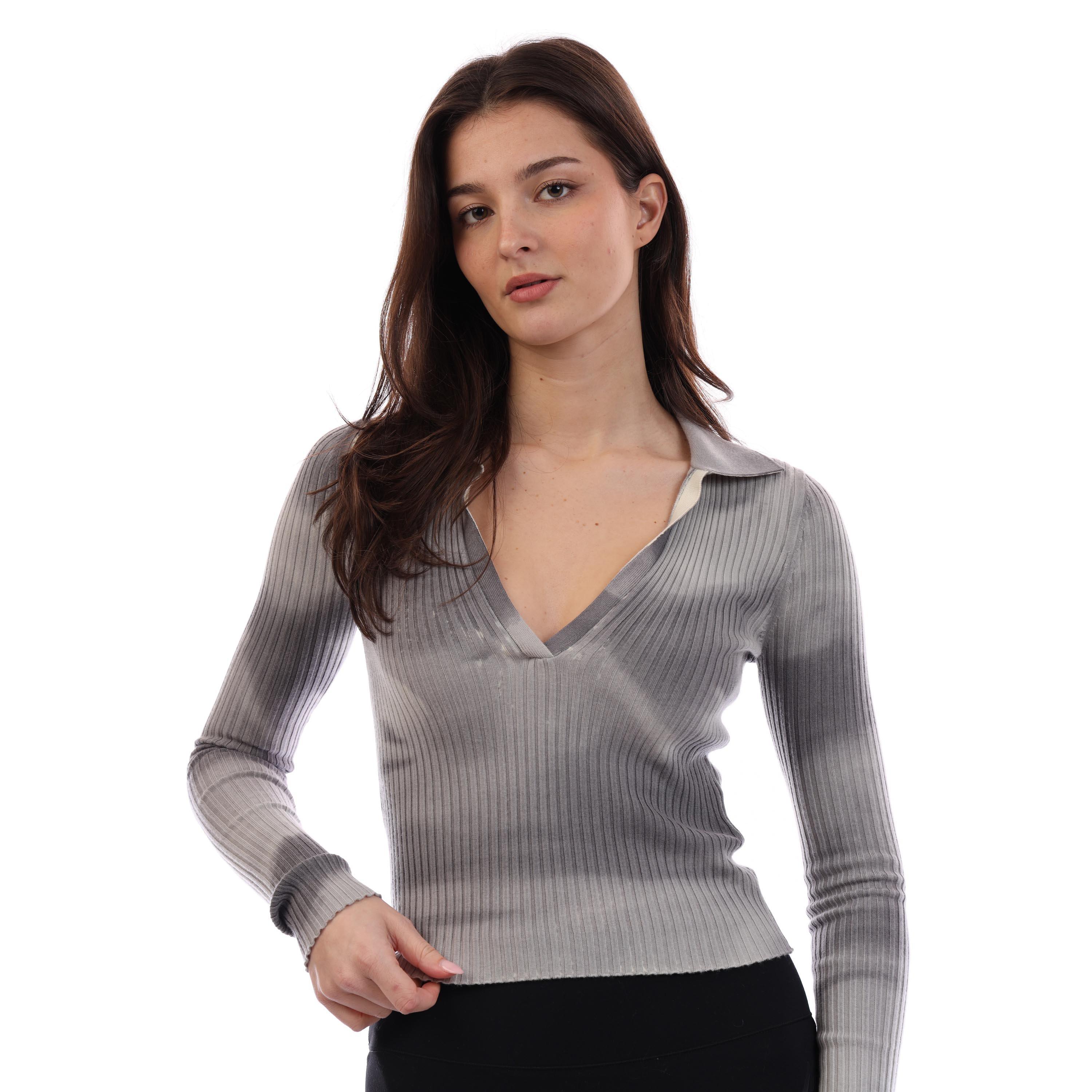 Grey - Diesel - Women's Briana Maglia Knitted Top - 3